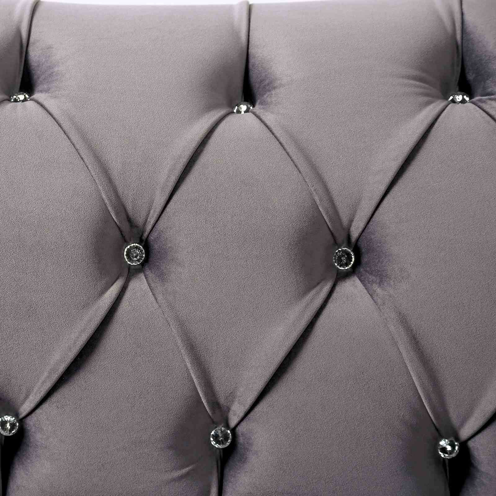 Antoinette Loveseat, Gray - Image 5