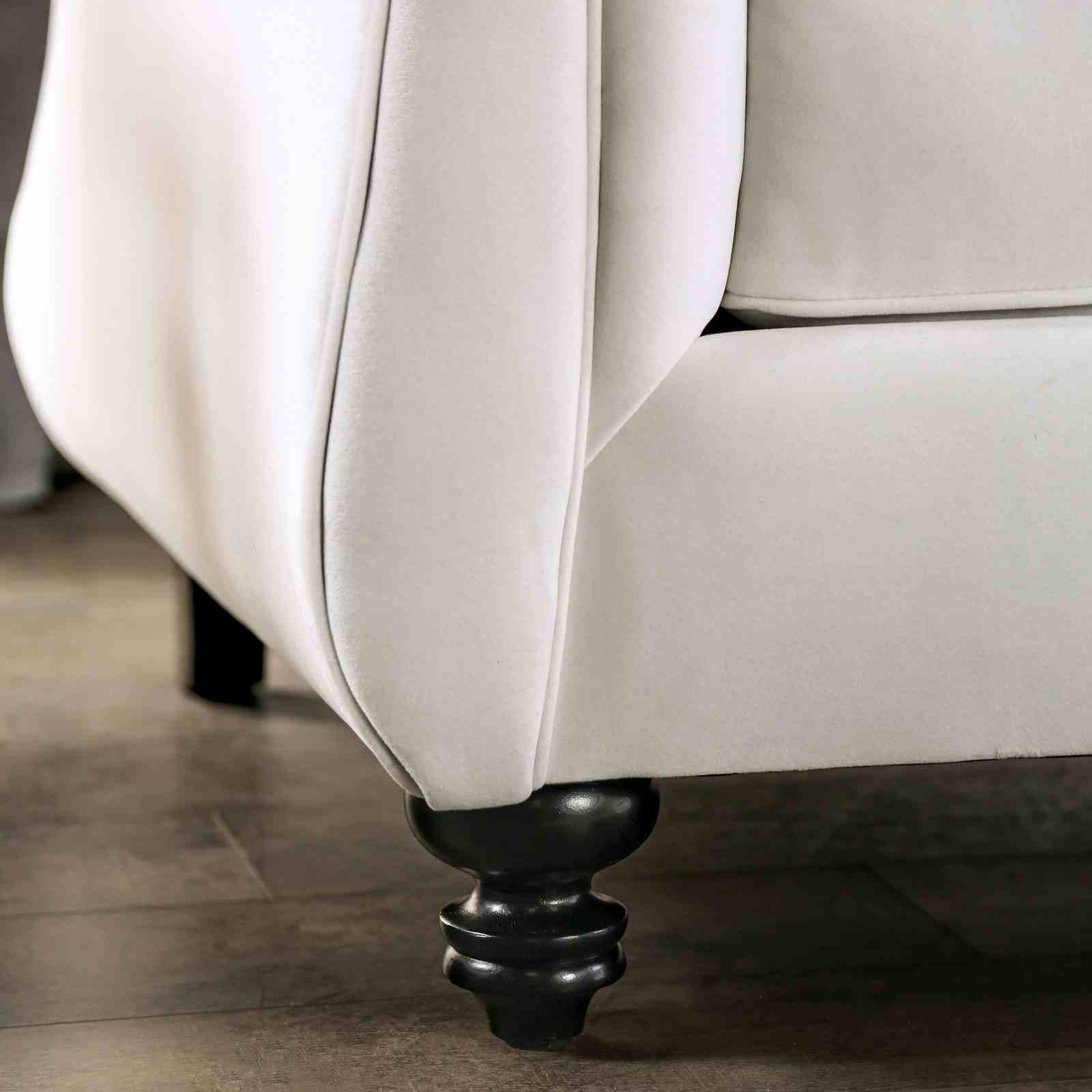 Antoinette Loveseat, White - Image 7