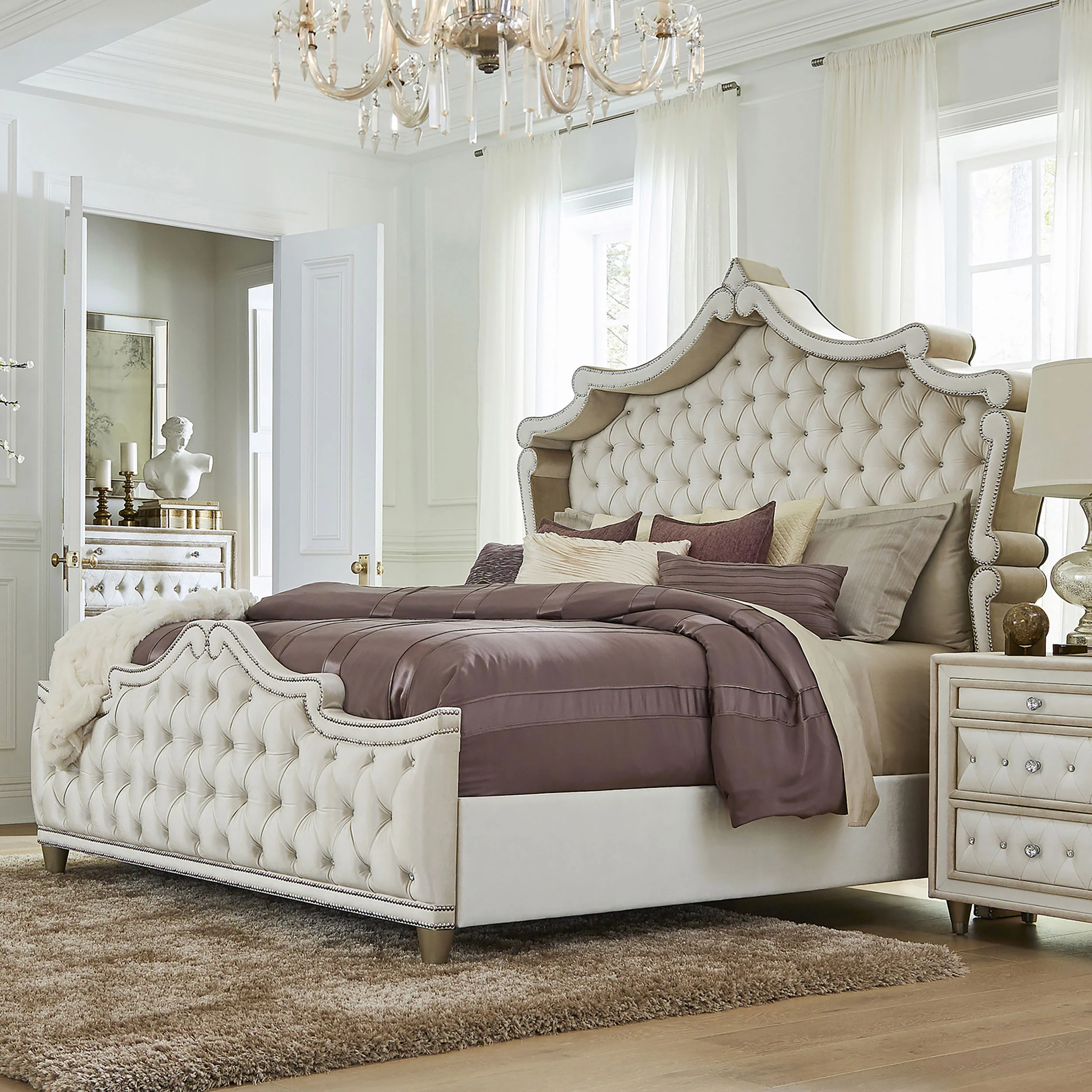 Antonella Panel Bed - Image 12
