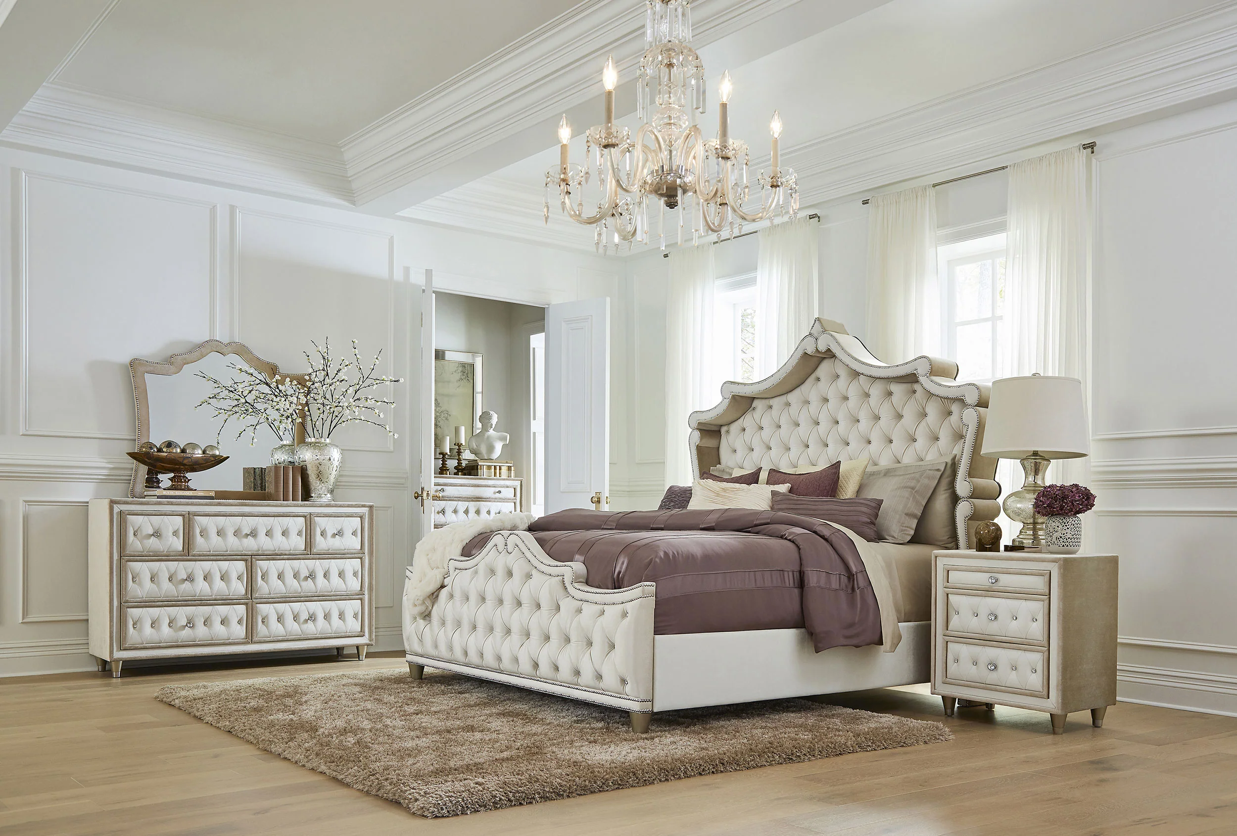 Antonella Panel Bed - Image 15