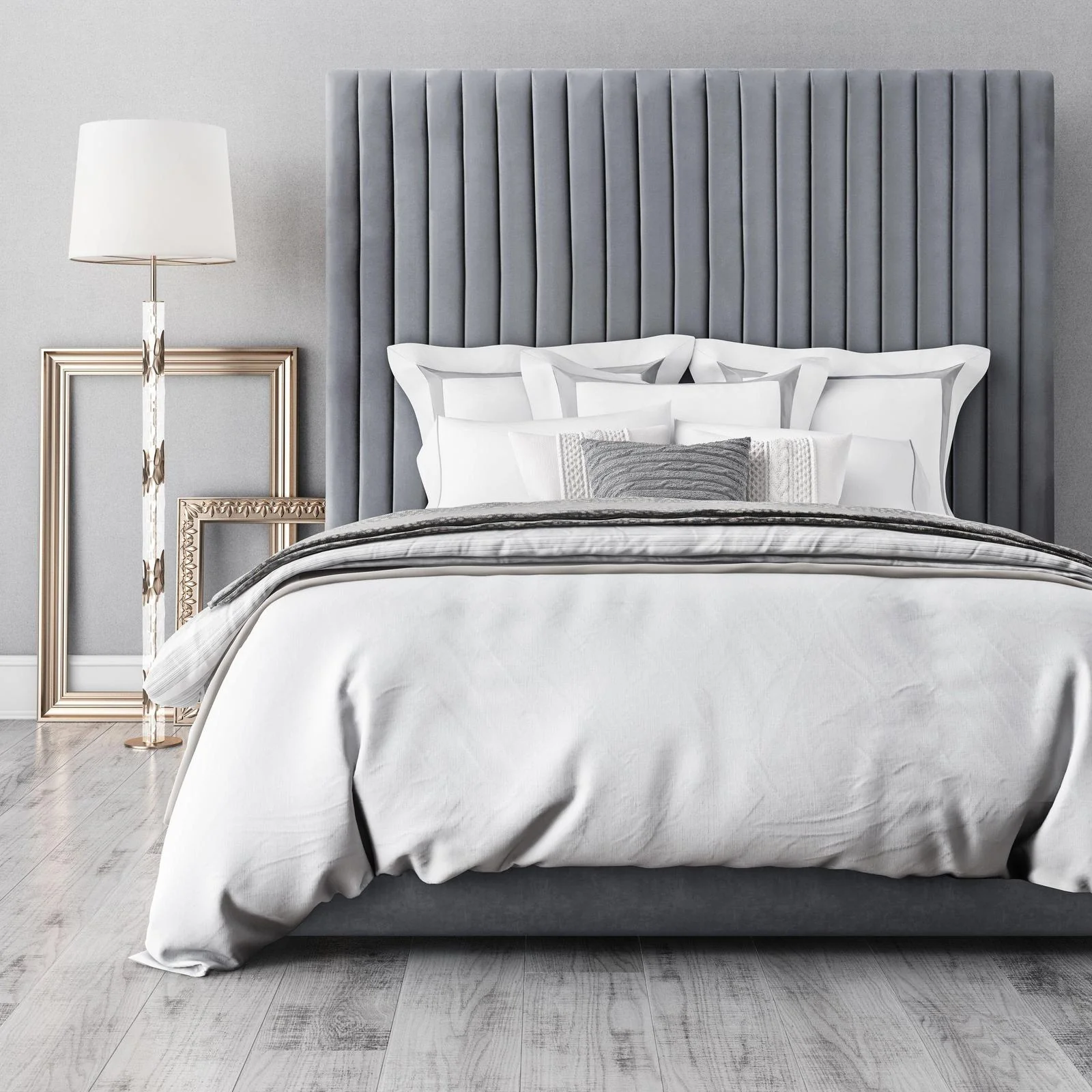 Arabelle Grey Bed in Queen - Image 2