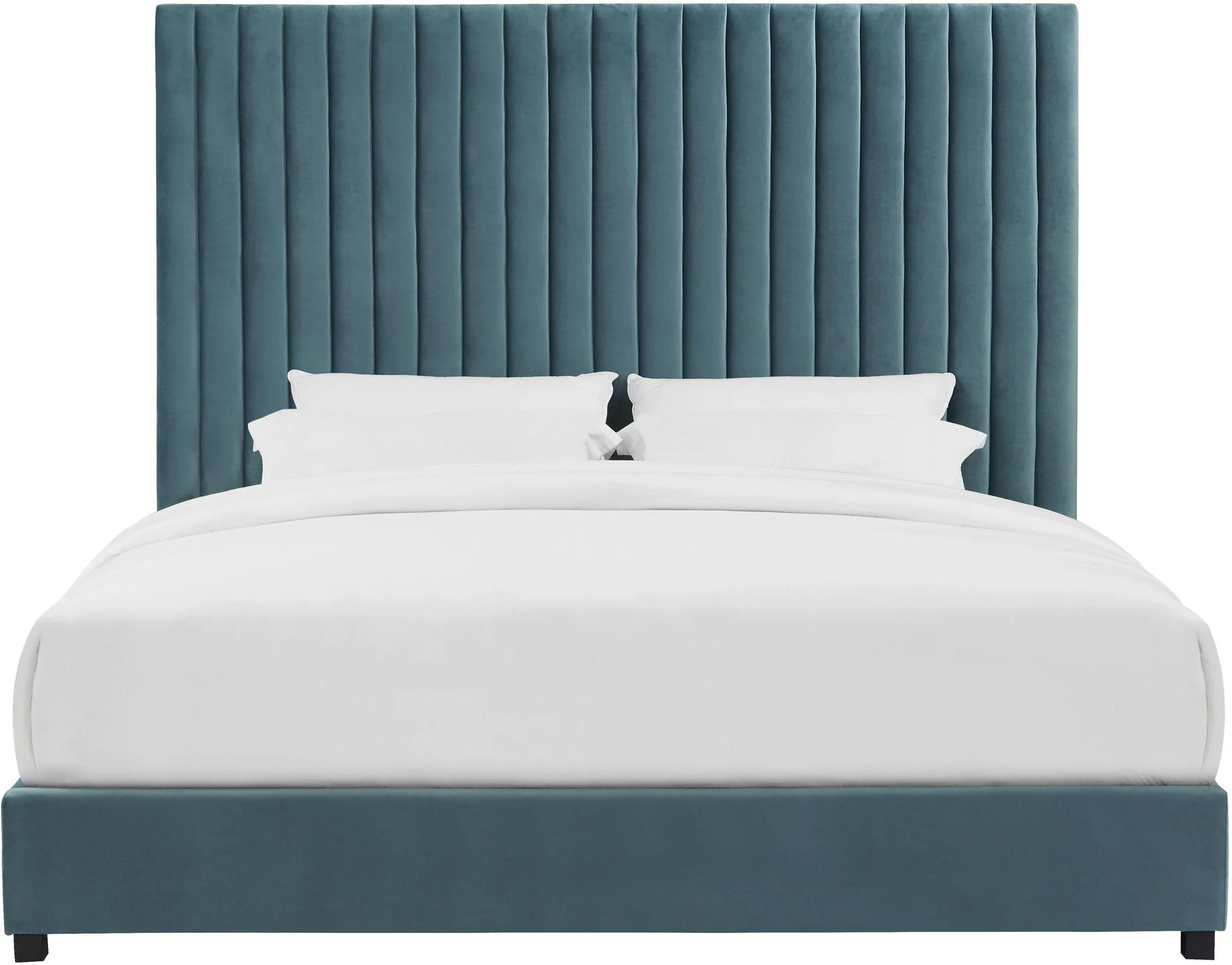 Arabelle Sea Blue Bed in King - Image 3