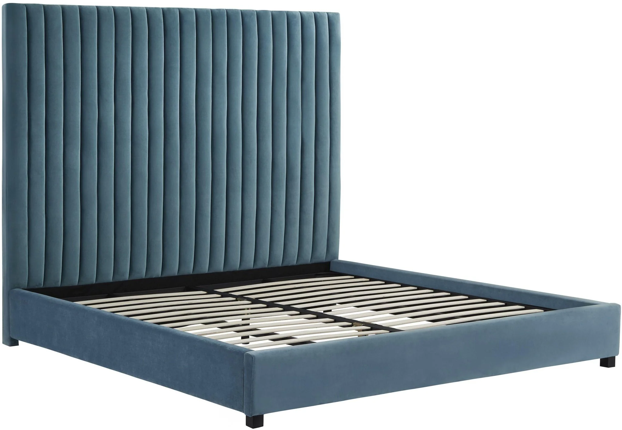 Arabelle Sea Blue Bed in King - Image 4