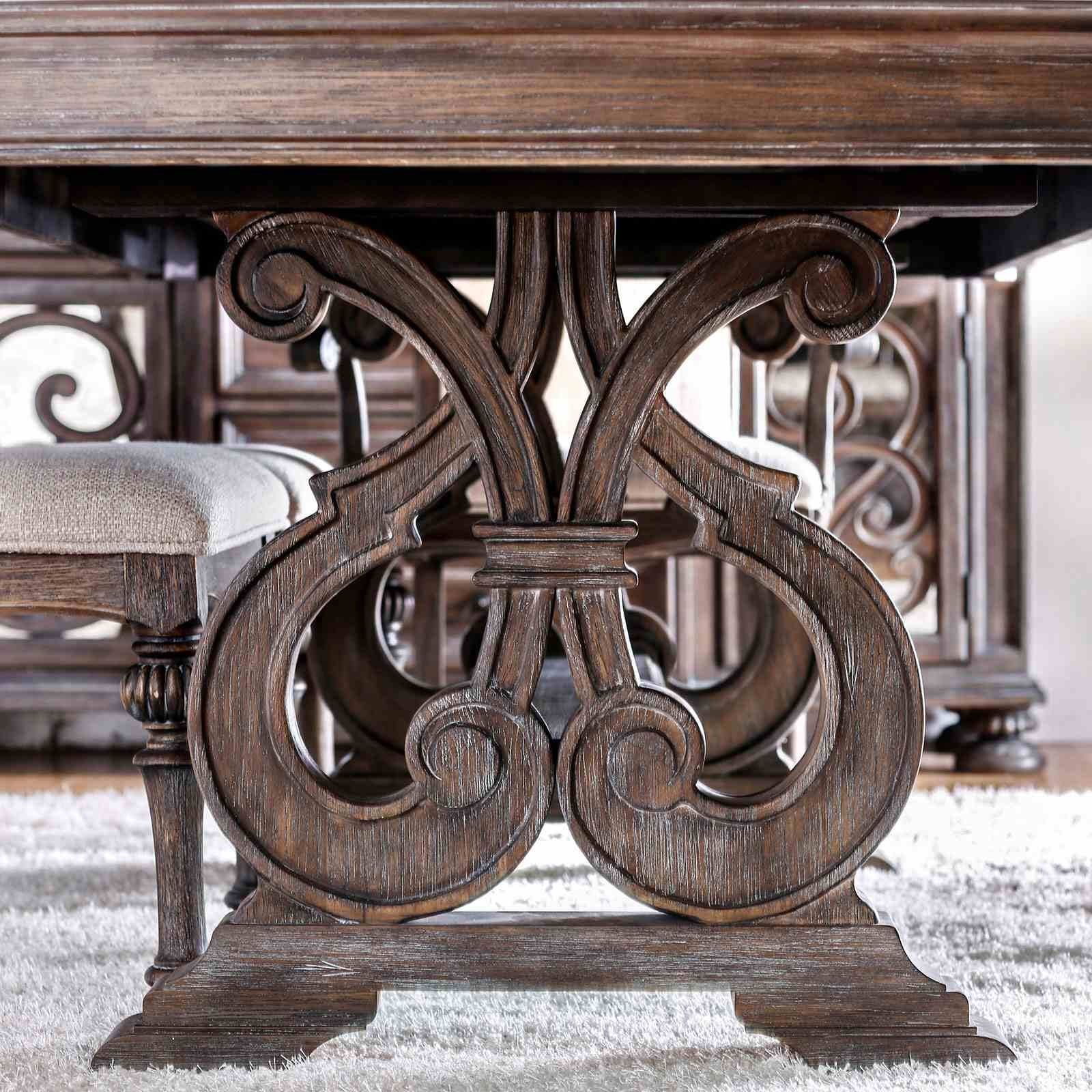 Arcadia 7 Pc. Dining Table Set (2AC+6SC) - Image 3