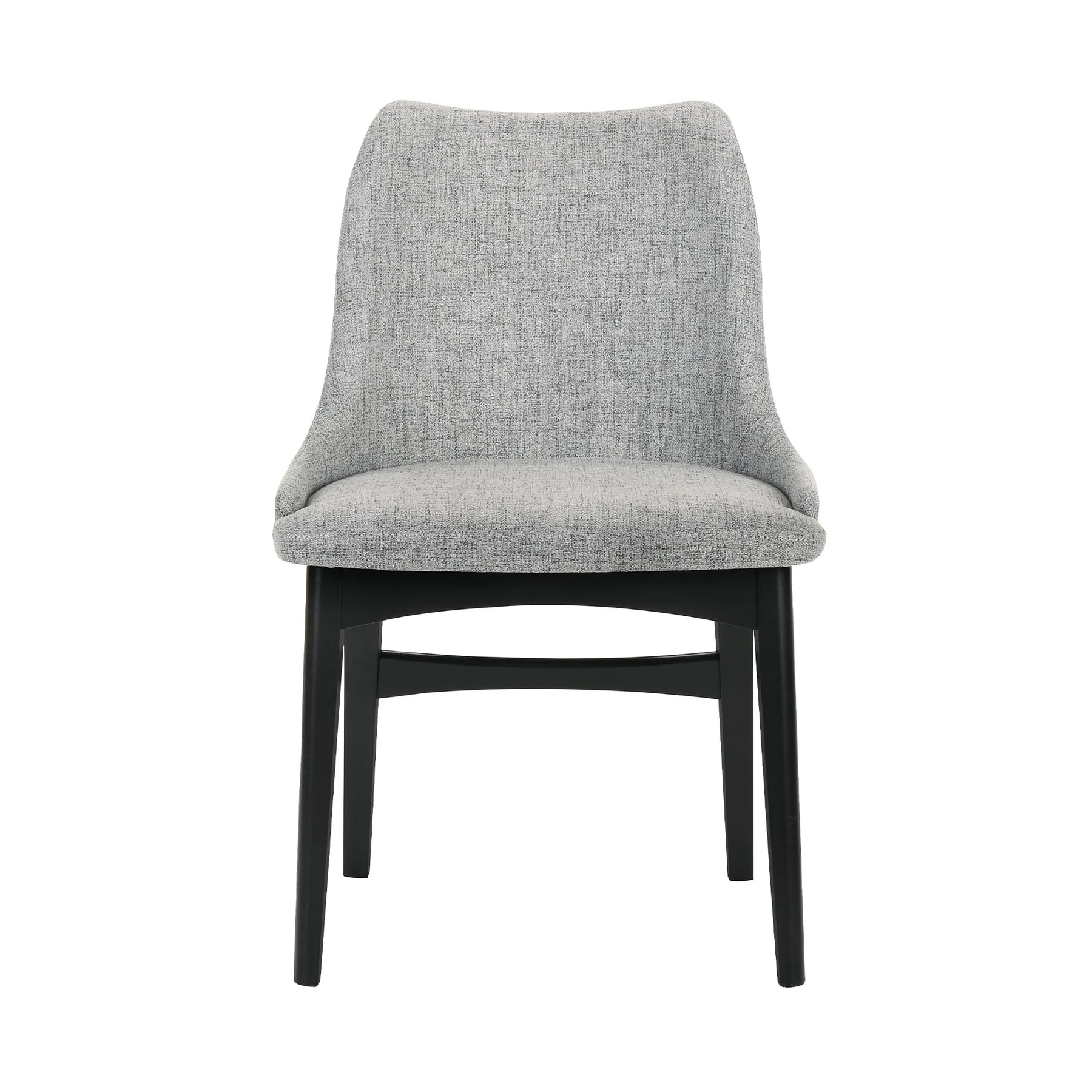 Arcadia and Azalea 42" Round Gray and Black Wood 5 Piece Dining Set - Image 3