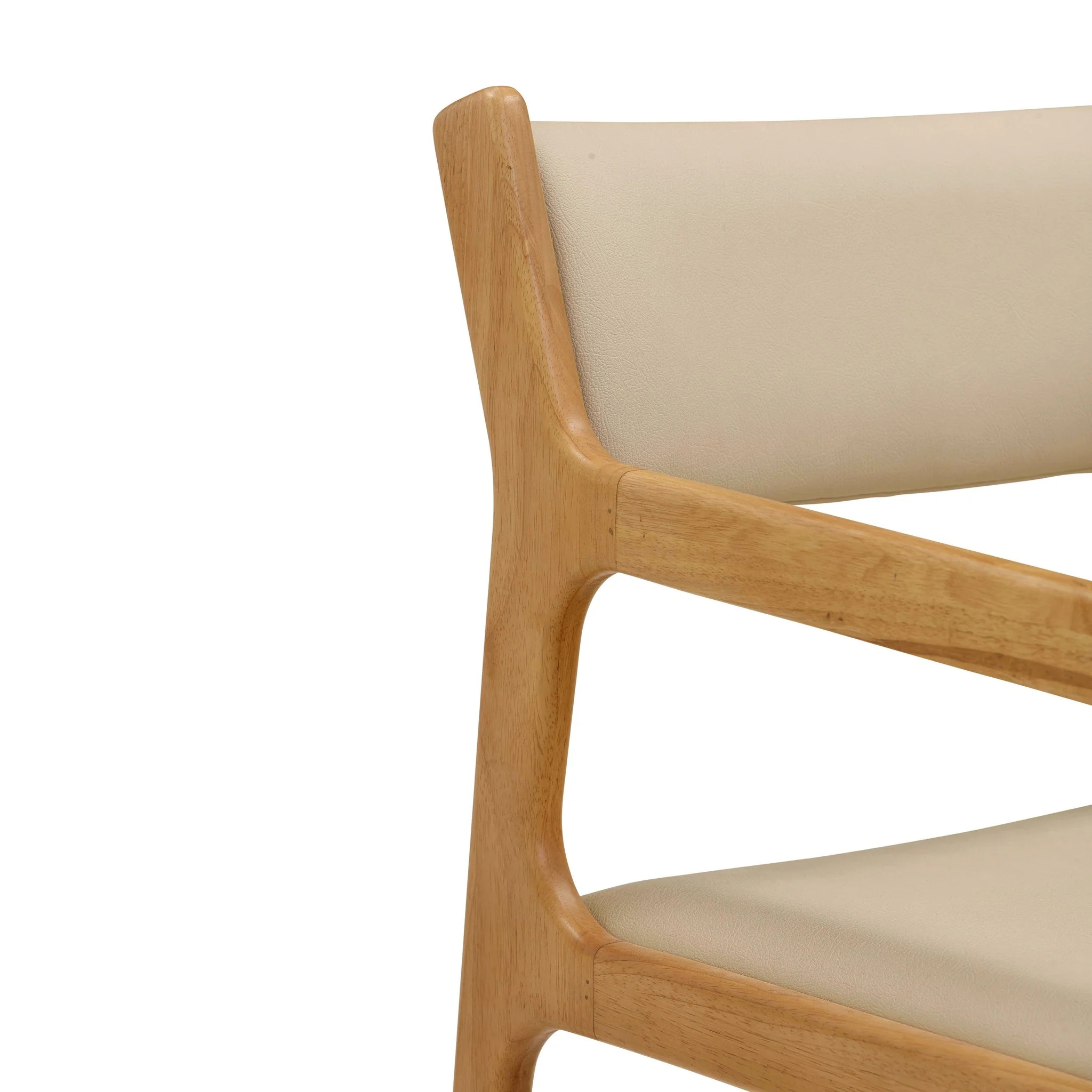Ari Cream Performance Vegan Leather Dining Chair - Set of 2 - Image 6