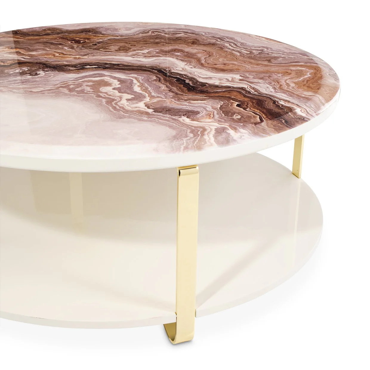 Ariana Cocktail Table - Gold - Image 3