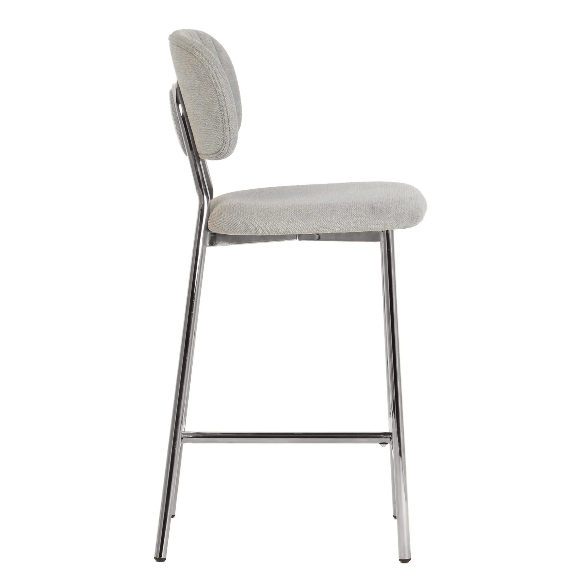 Ariana Grey Counter Stool - Silver Legs (Set of 2) - Image 5
