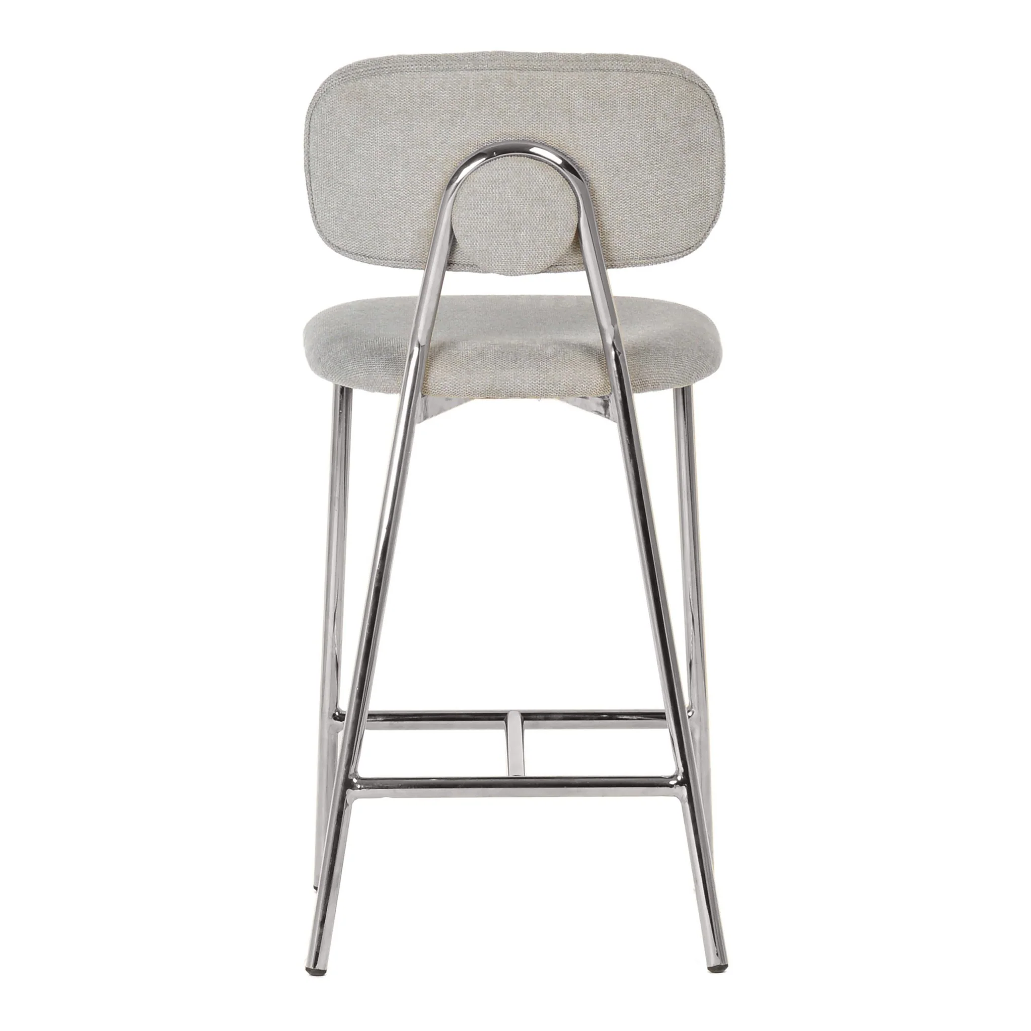 Ariana Grey Counter Stool - Silver Legs (Set of 2) - Image 7