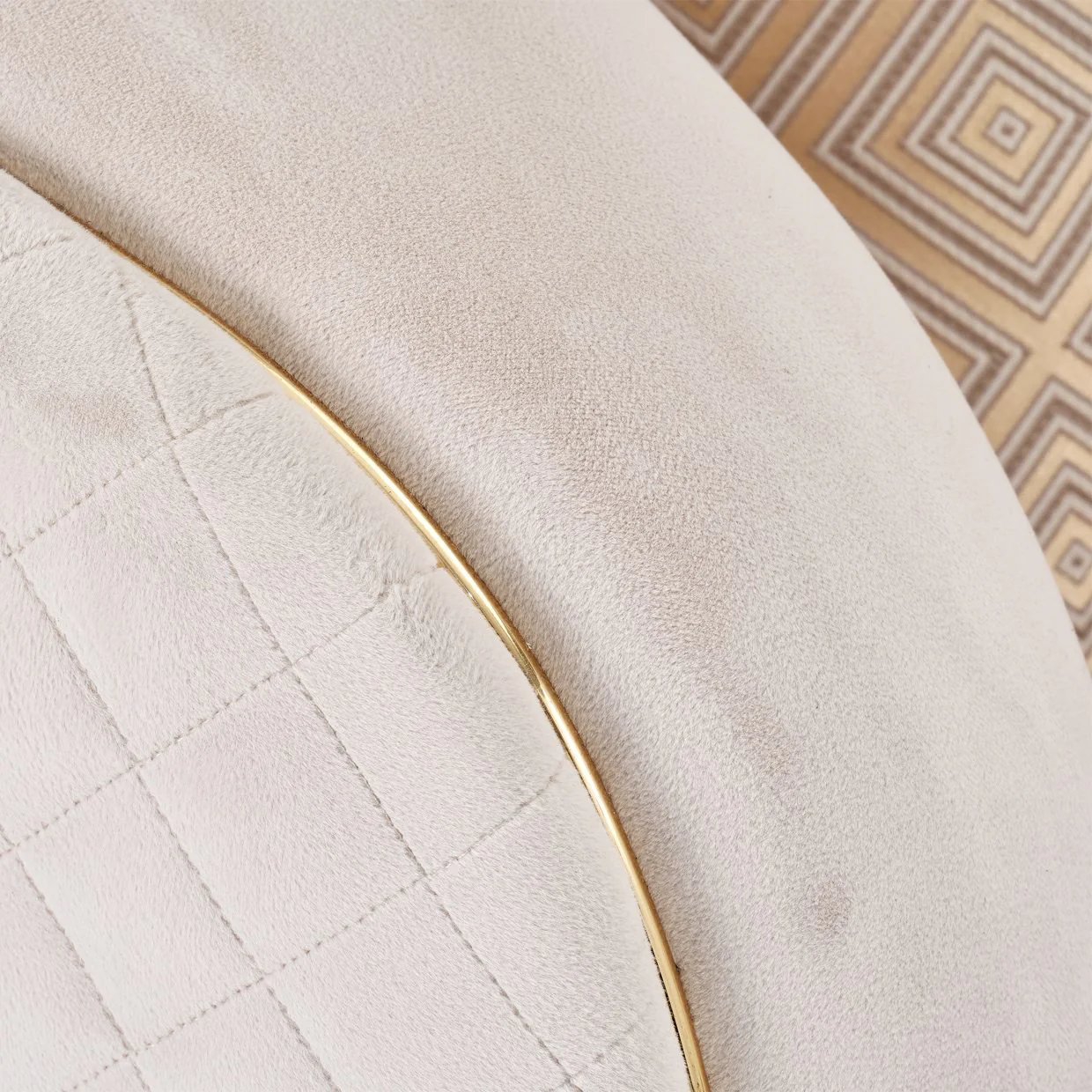 Ariana Sofa - Beige/Gold - Image 13