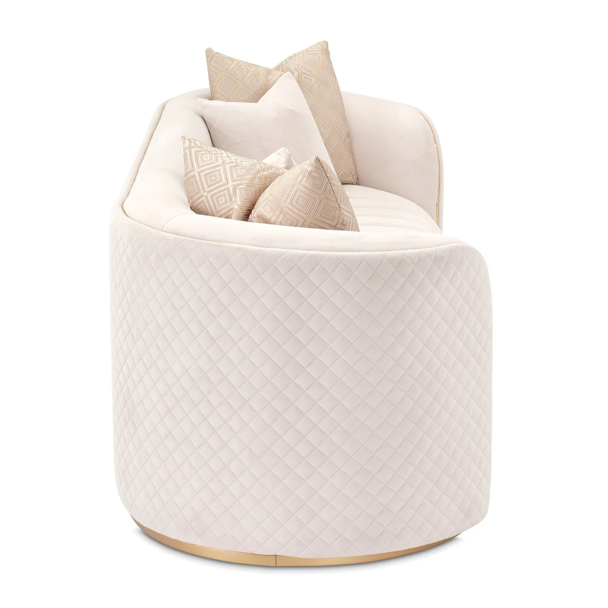 Ariana Sofa - Beige/Gold - Image 3