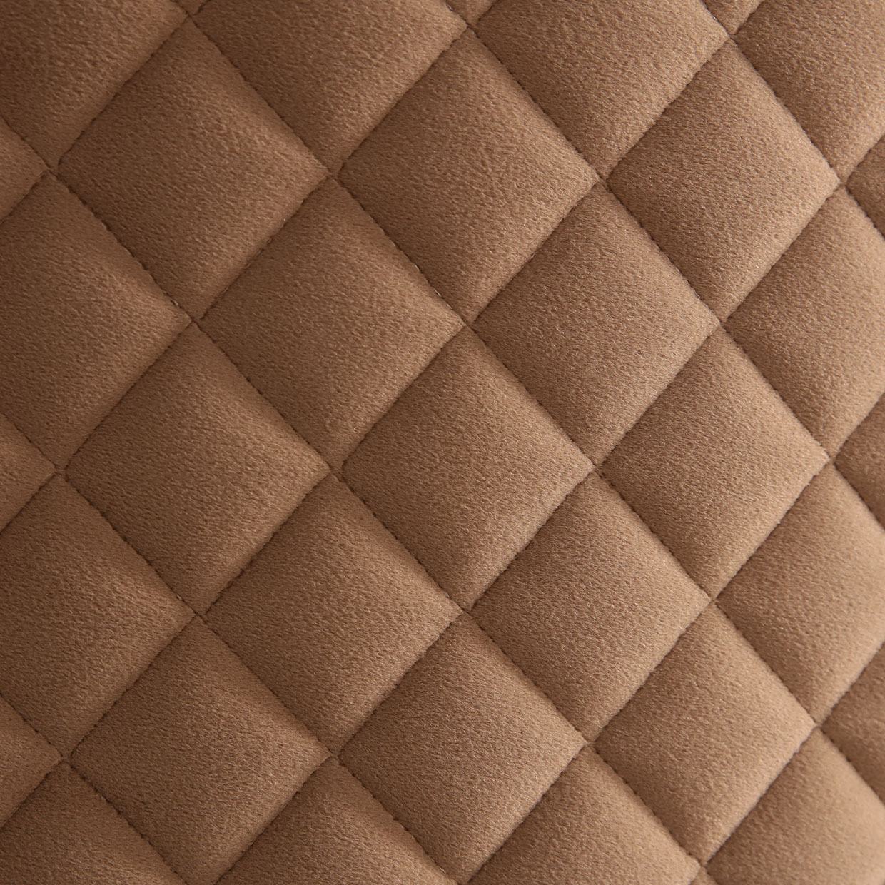 Ariana Velvet Sofa - Caramel/Gold - Image 6