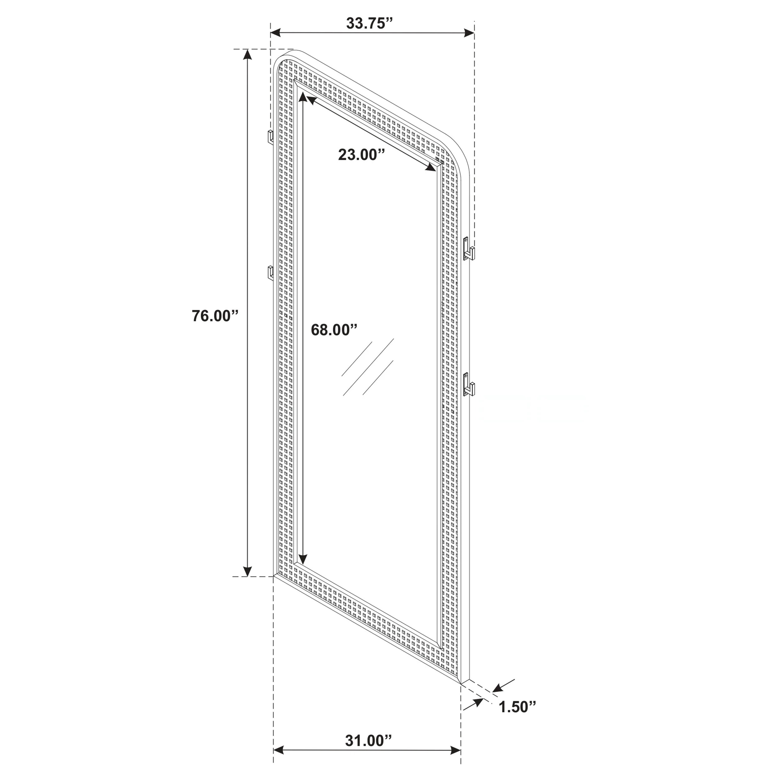Arini Floor Mirror - Image 28