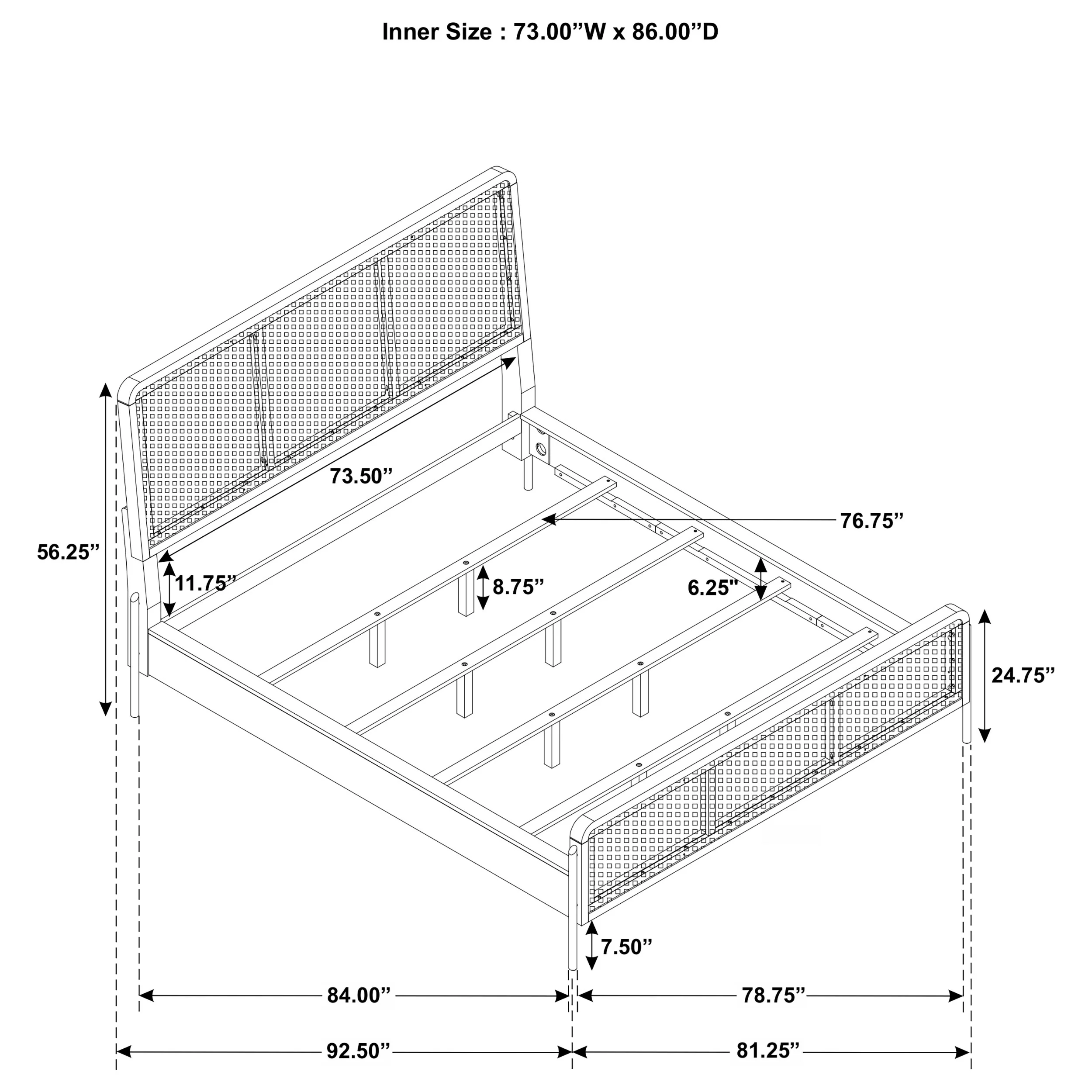 Arini Panel Bed - Image 32