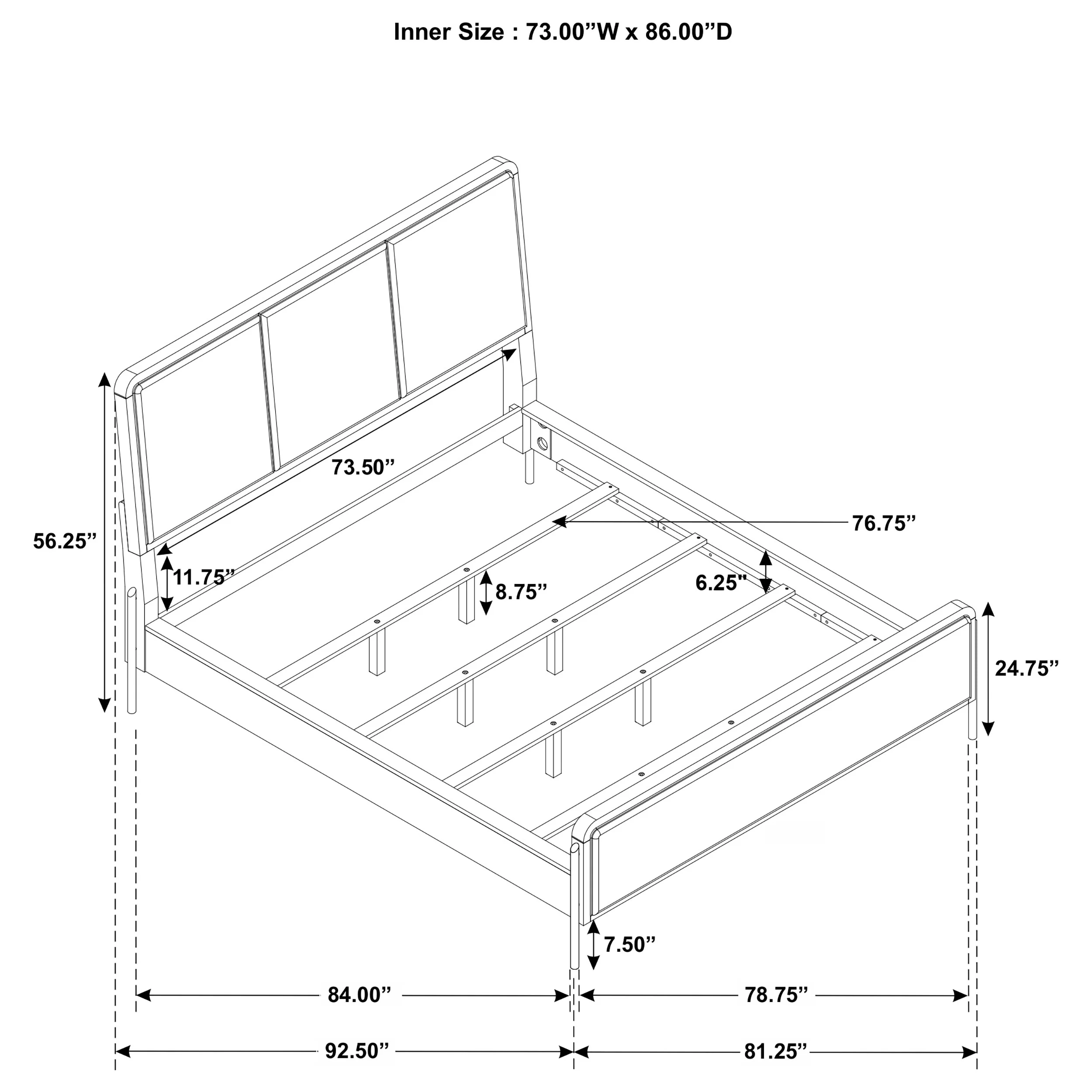 Arini Panel Bed - Image 94