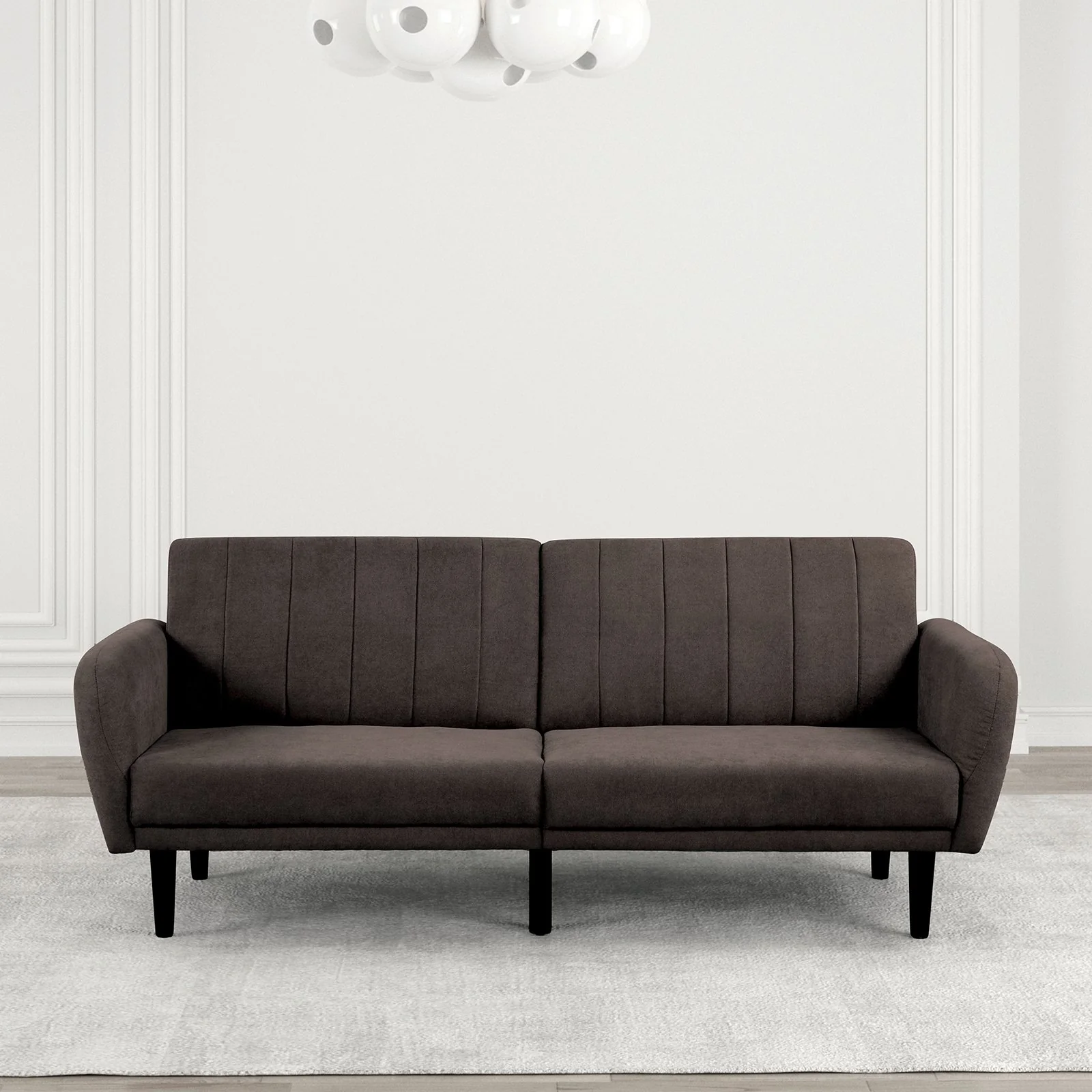 Aristide Futon Sofa, Dark Gray - Image 2