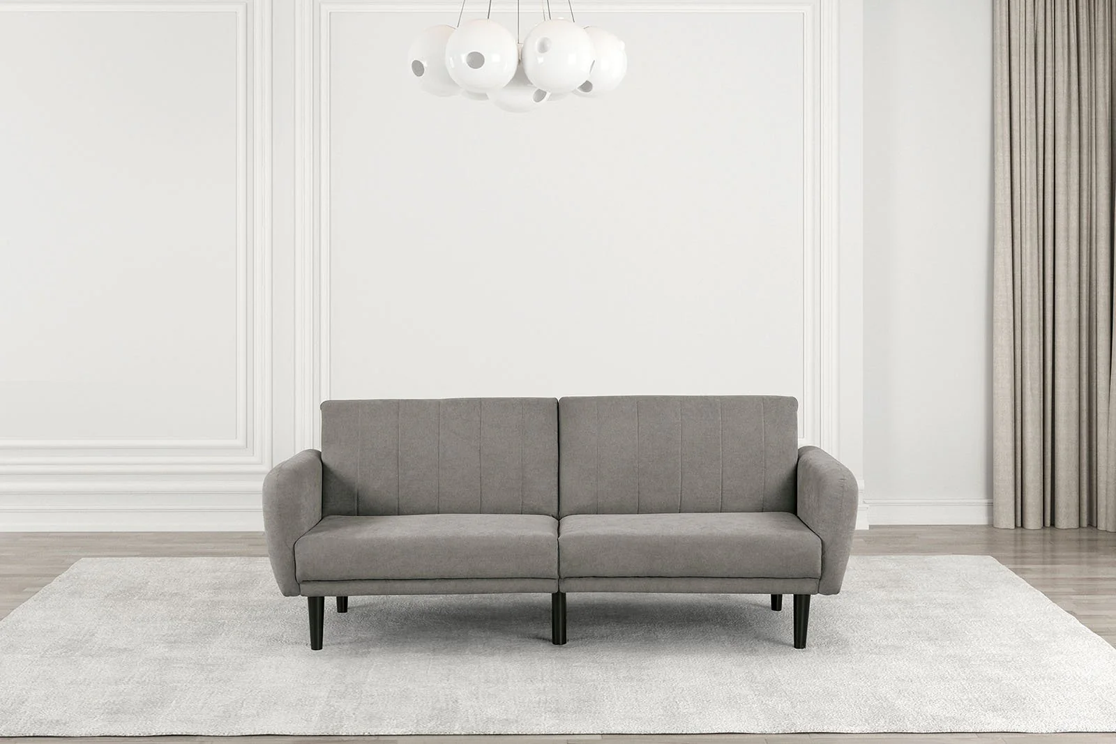 Aristide Futon Sofa, Gray - Image 2