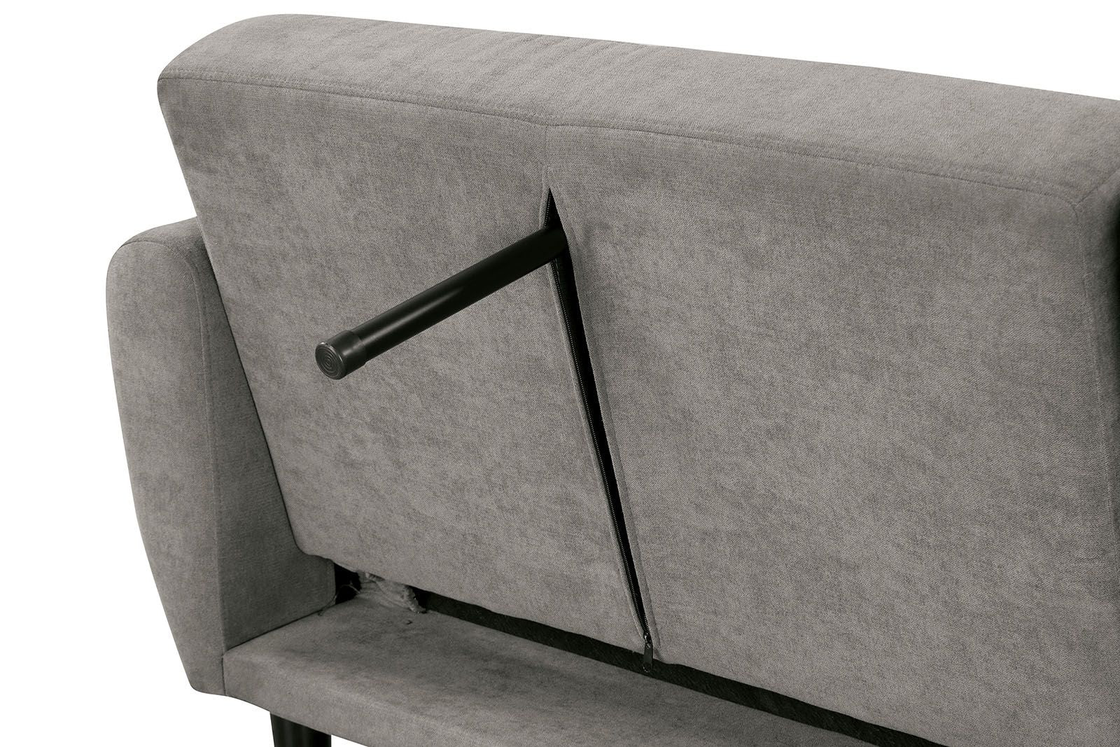 Aristide Futon Sofa, Gray - Image 7