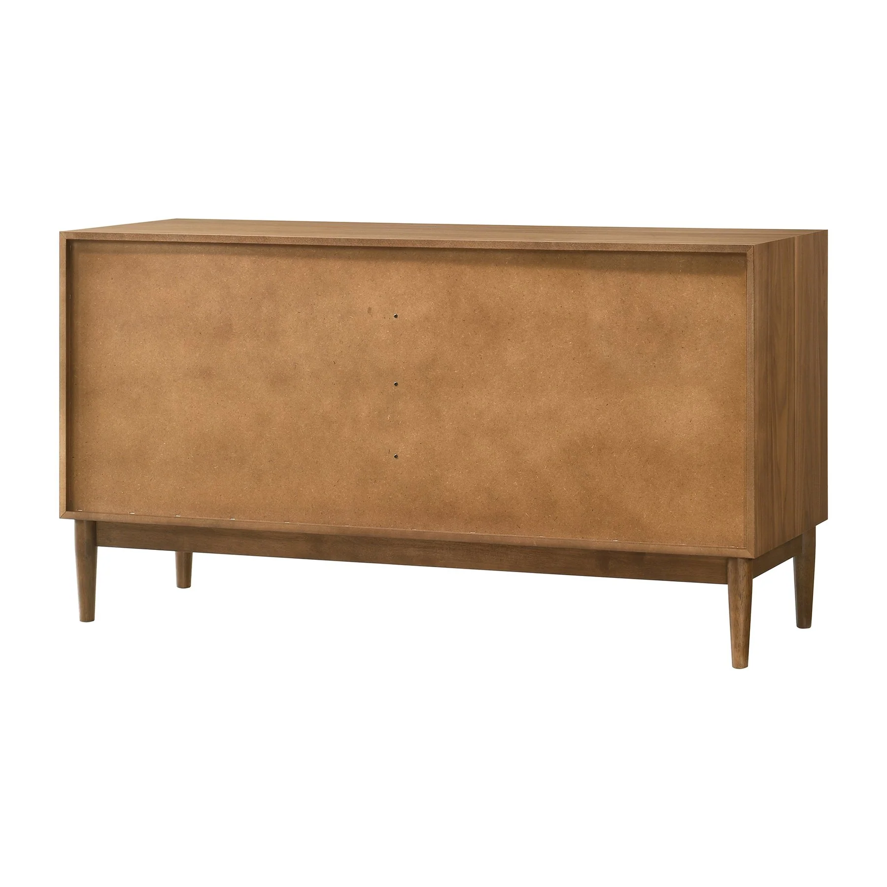 Artemio 6 Drawer Wood Dresser in Walnut Finish - Image 4