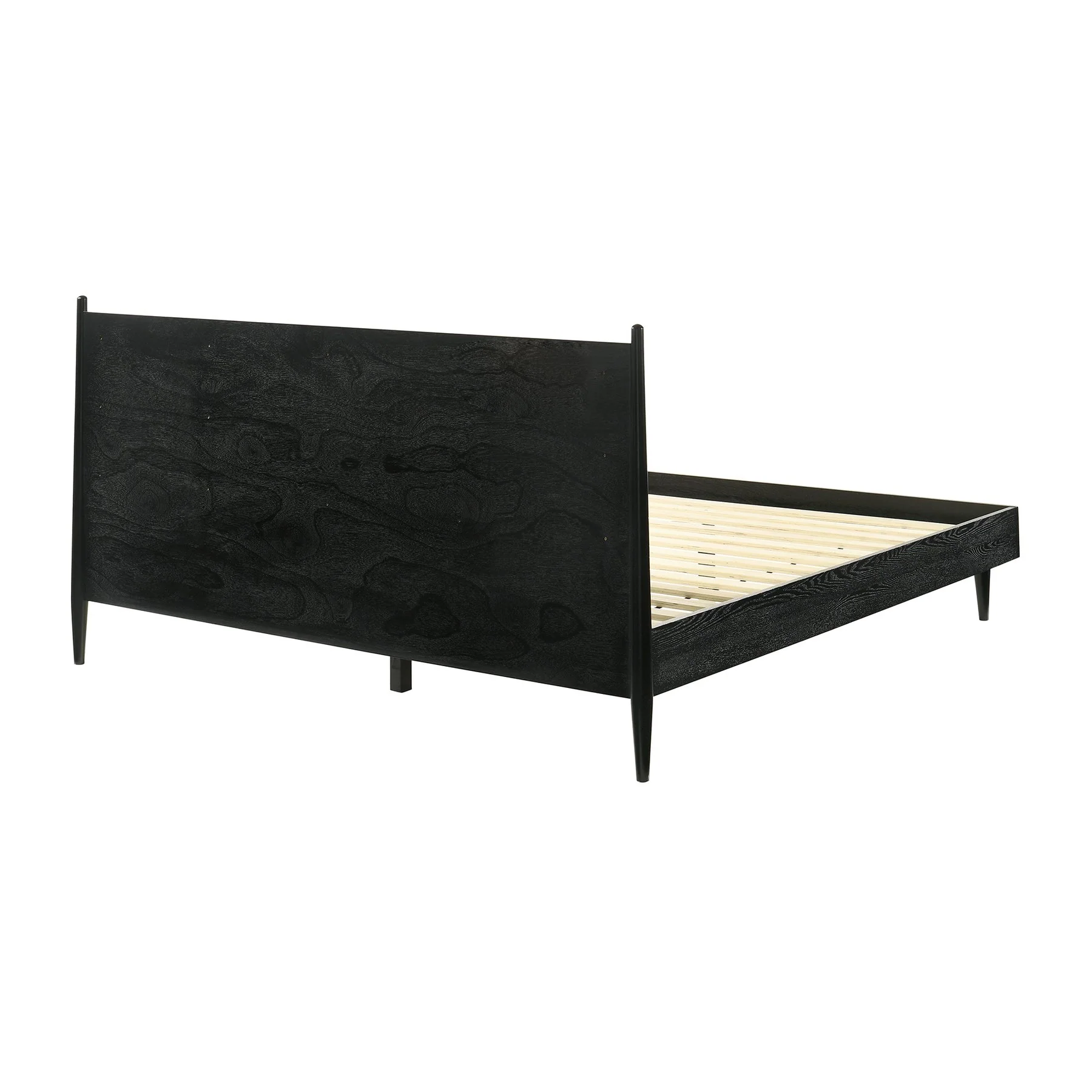 Artemio King 3 Piece Wood Bedroom Set in Black Finish - Image 4
