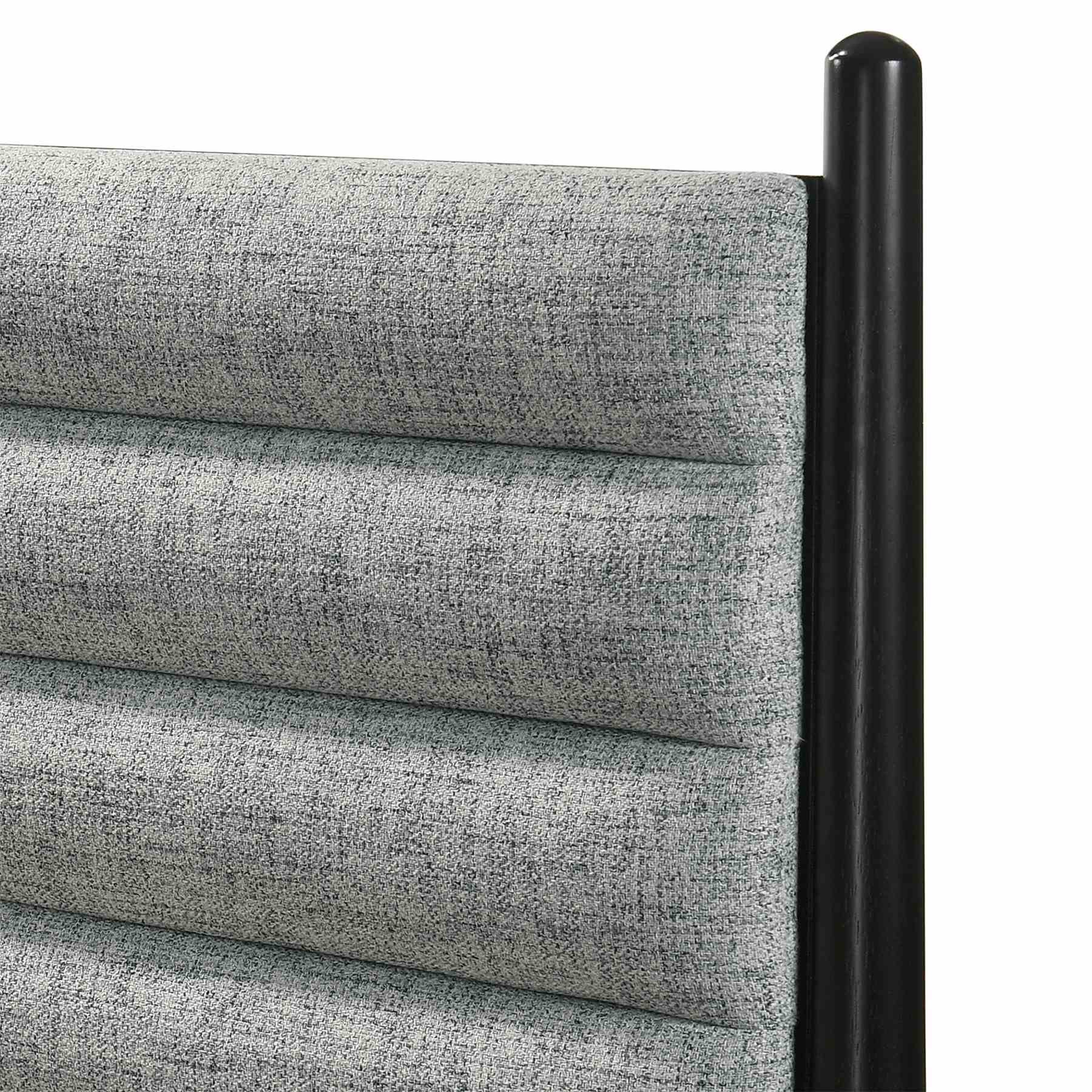 Artemio King Platform Wood Bed Frame in Black Finish - Image 7