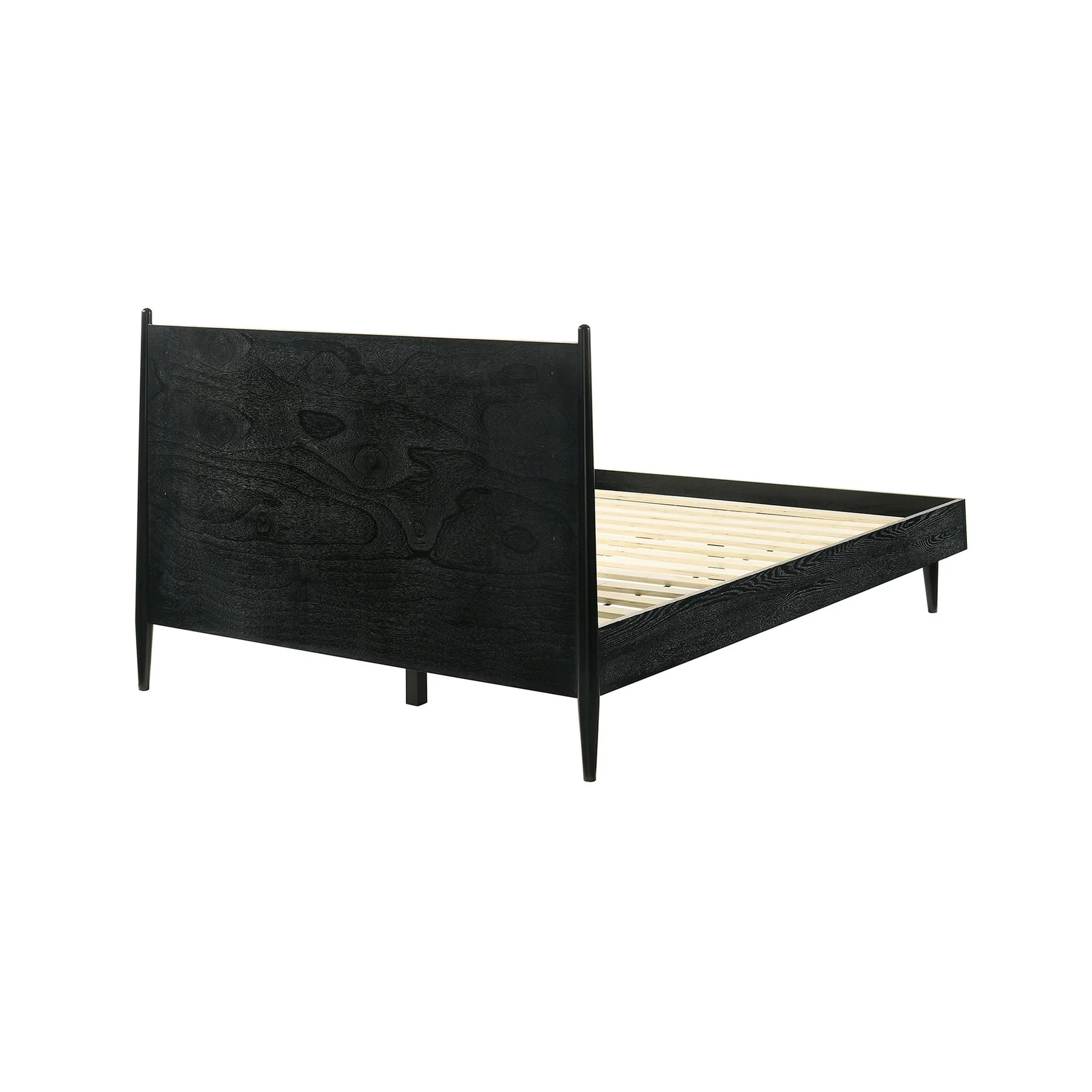 Artemio Queen 3 Piece Wood Bedroom Set in Black Finish - Image 4
