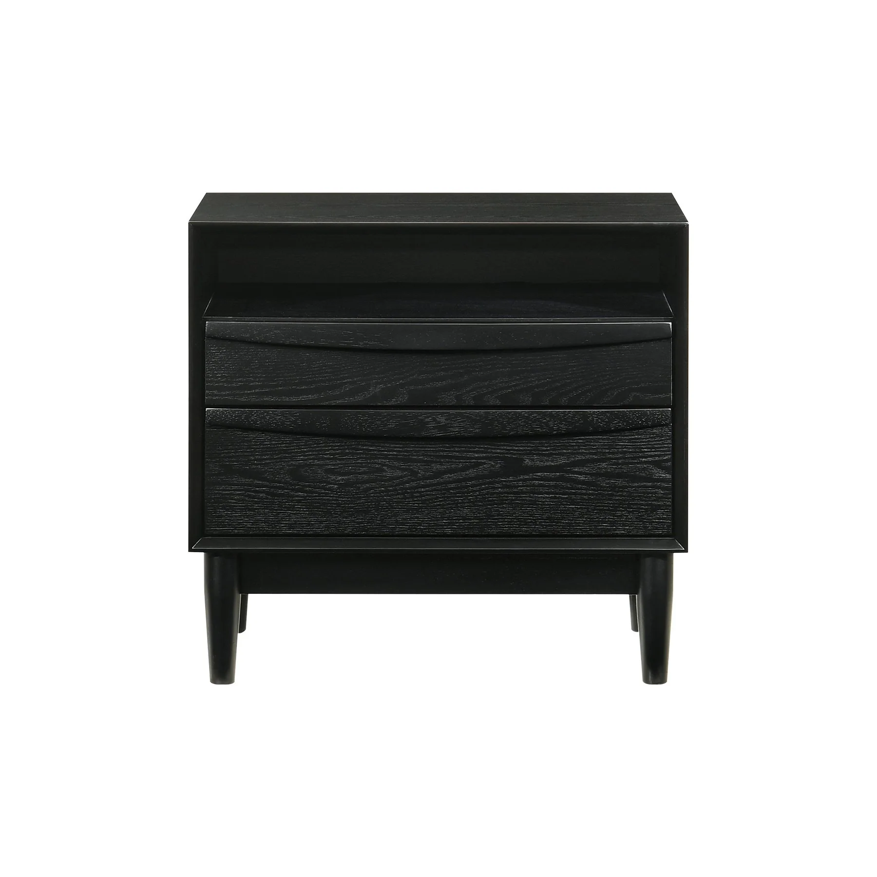 Artemio Queen 3 Piece Wood Bedroom Set in Black Finish - Image 5