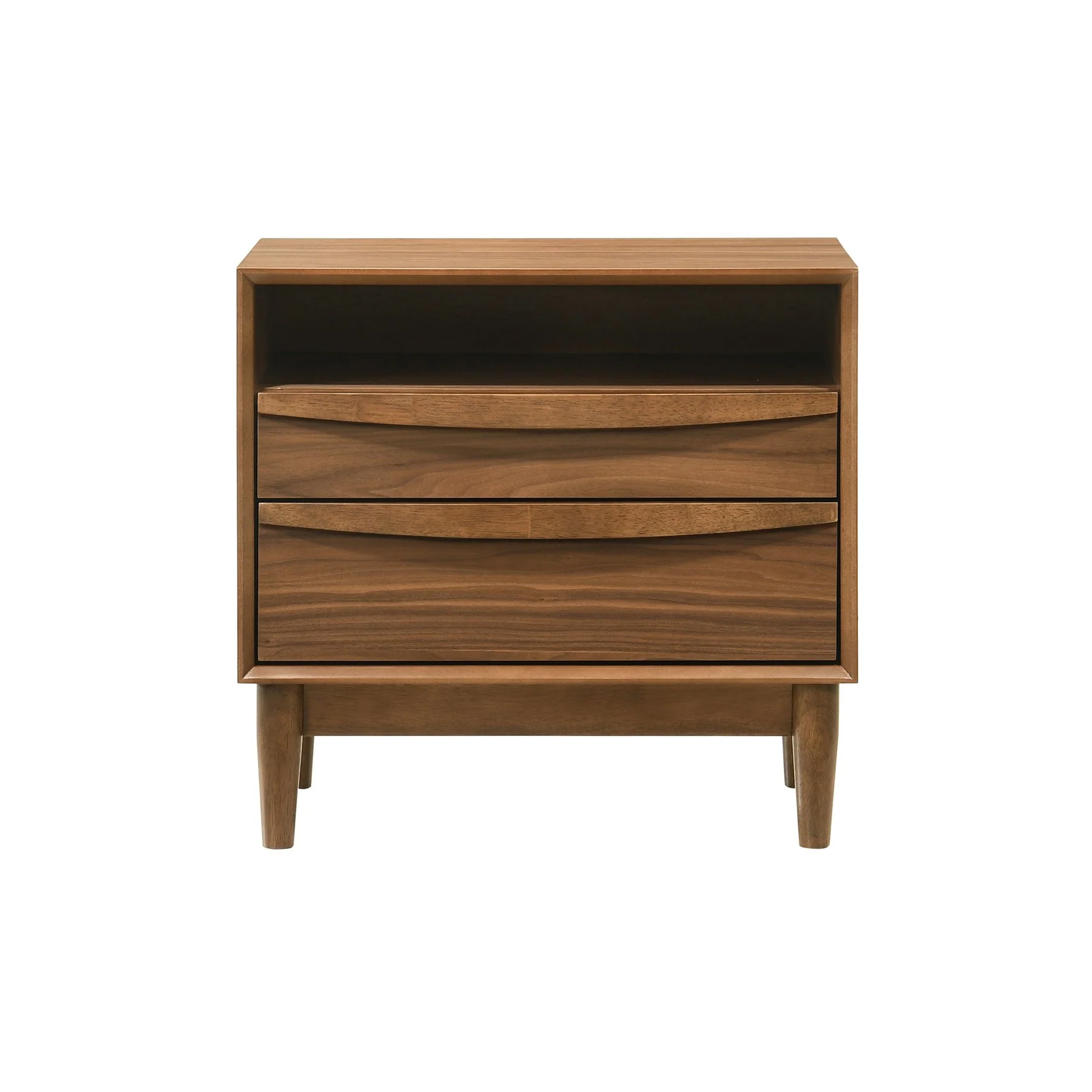 Artemio Queen 3 Piece Wood Bedroom Set in Walnut Finish - Image 5