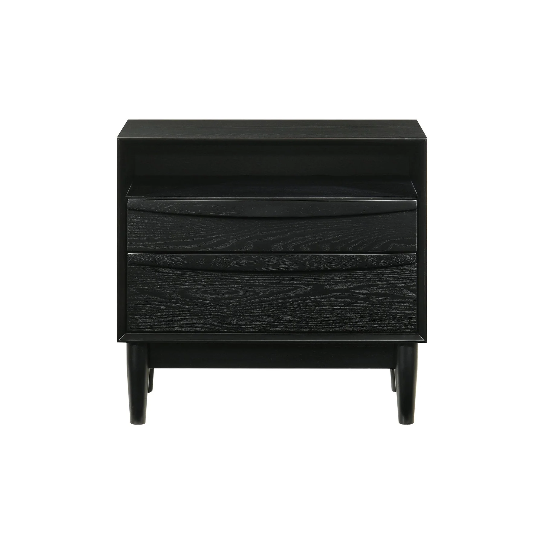 Artemio Queen 4 Piece Wood Bedroom Set in Black Finish - Image 7