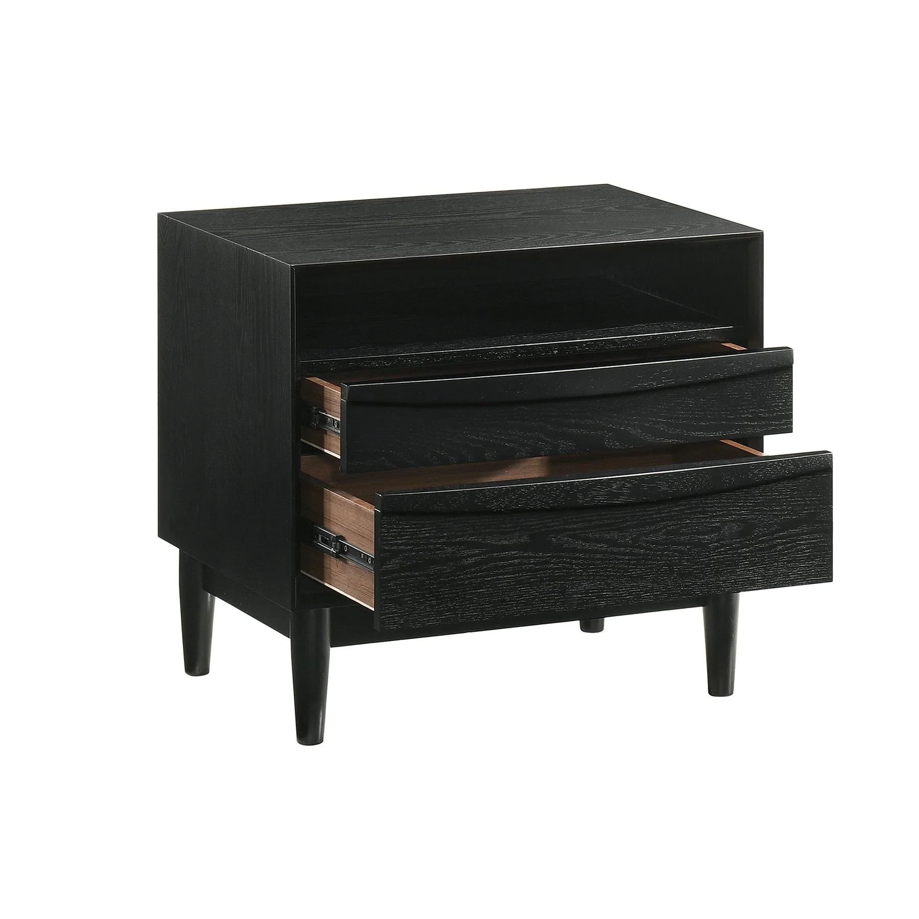 Artemio Queen 4 Piece Wood Bedroom Set in Black Finish - Image 8