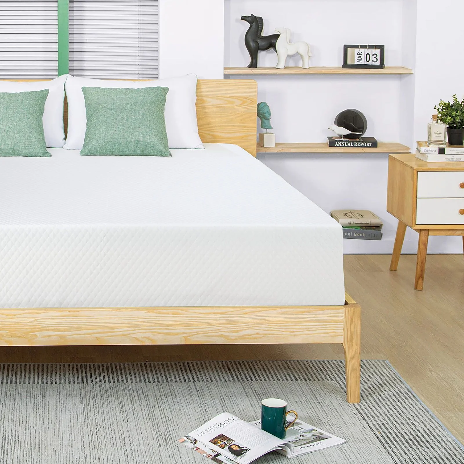 Artemisia 12" E.King Memory Foam Mattress (Roll-In-Box) - Image 3