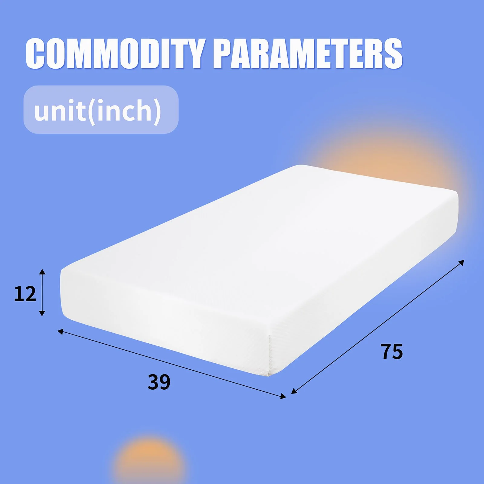 Artemisia 12" Twin XL Memory Foam Mattress (Roll-In-Box) - Image 5