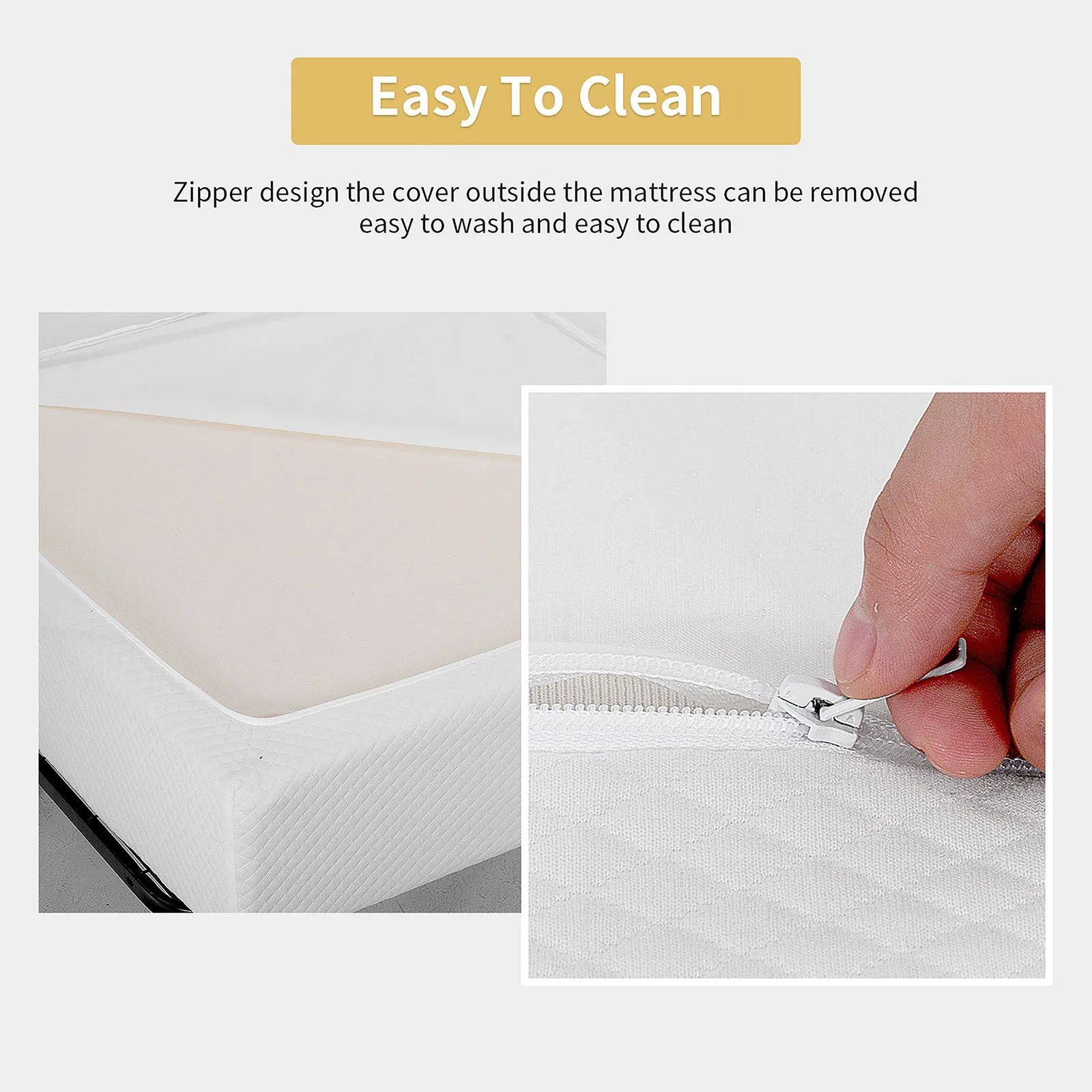 Artemisia 8" Twin Memory Foam Mattress (Roll-In-Box) - Image 4