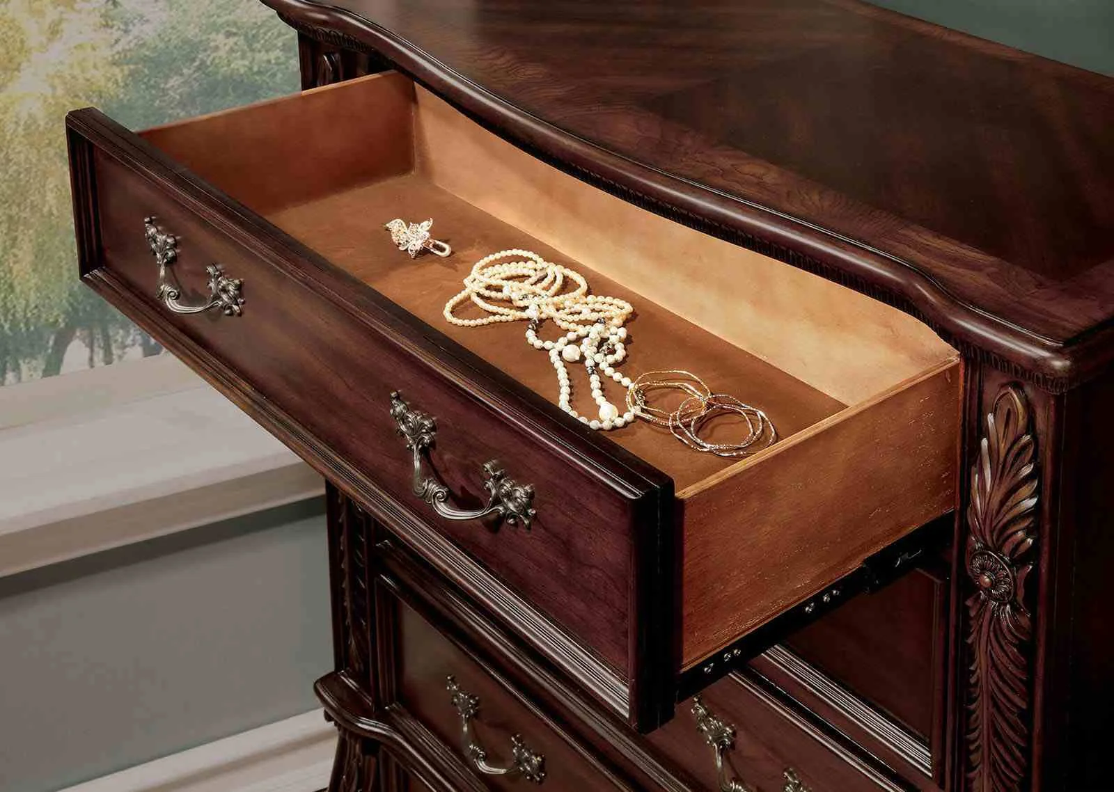 Arthur Chest, Brown Cherry - Image 2
