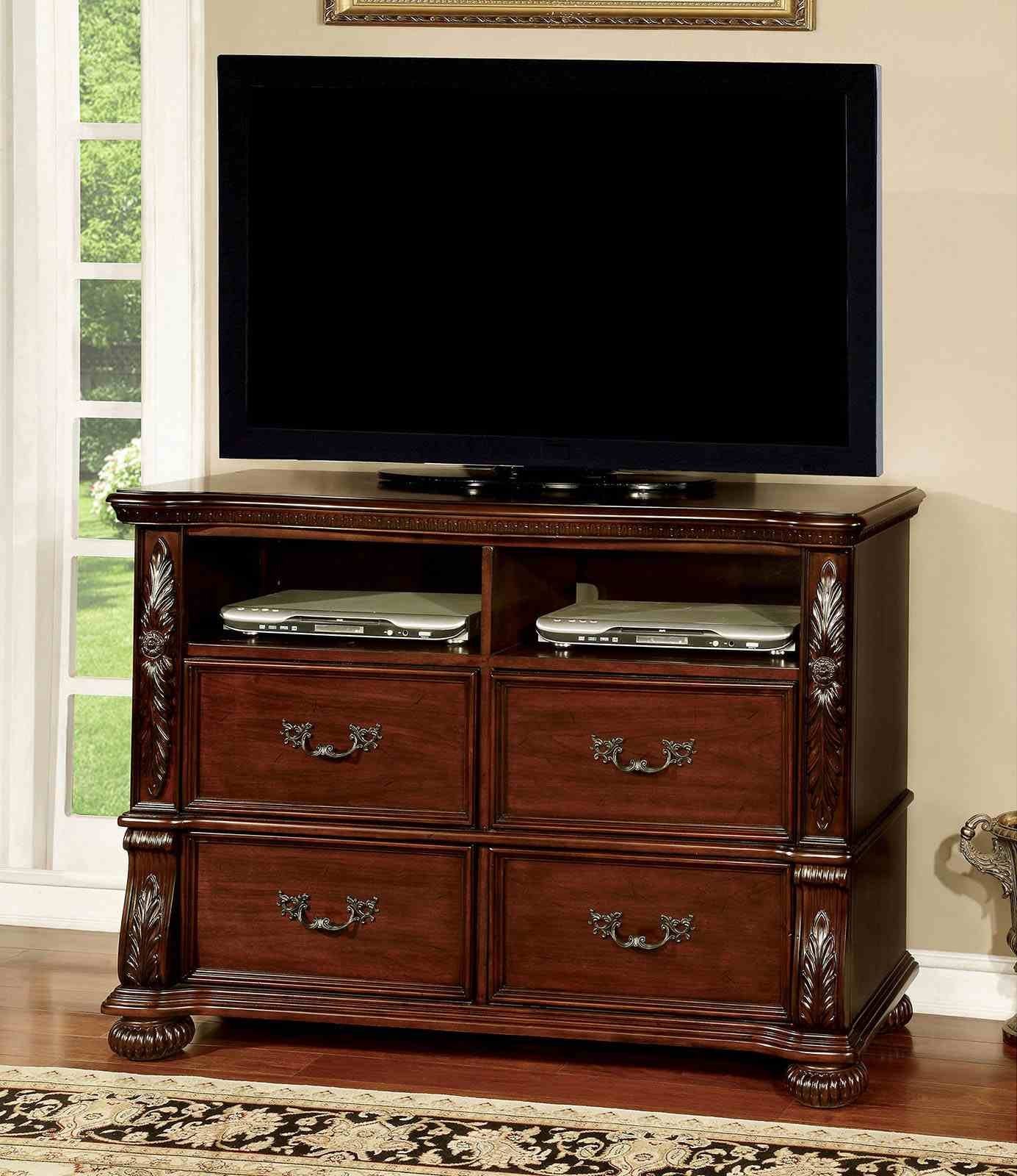 Arthur Media Chest, Brown Cherry - Image 2