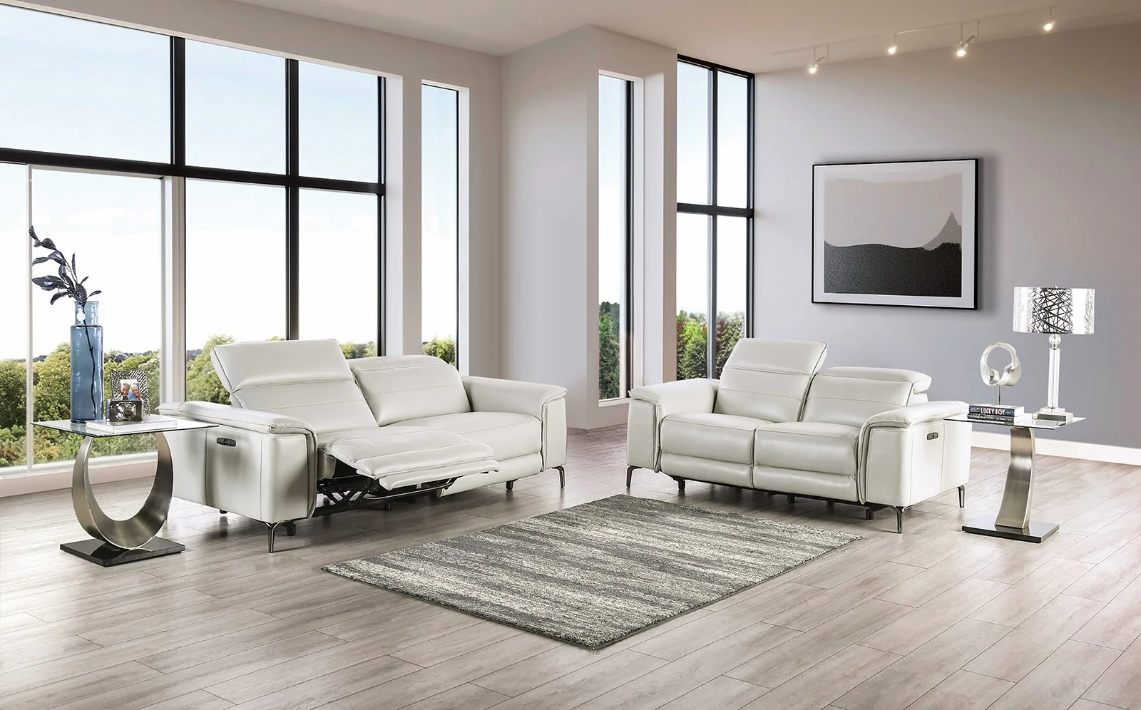 Ascona Power Recliner, Light Taupe - Image 2