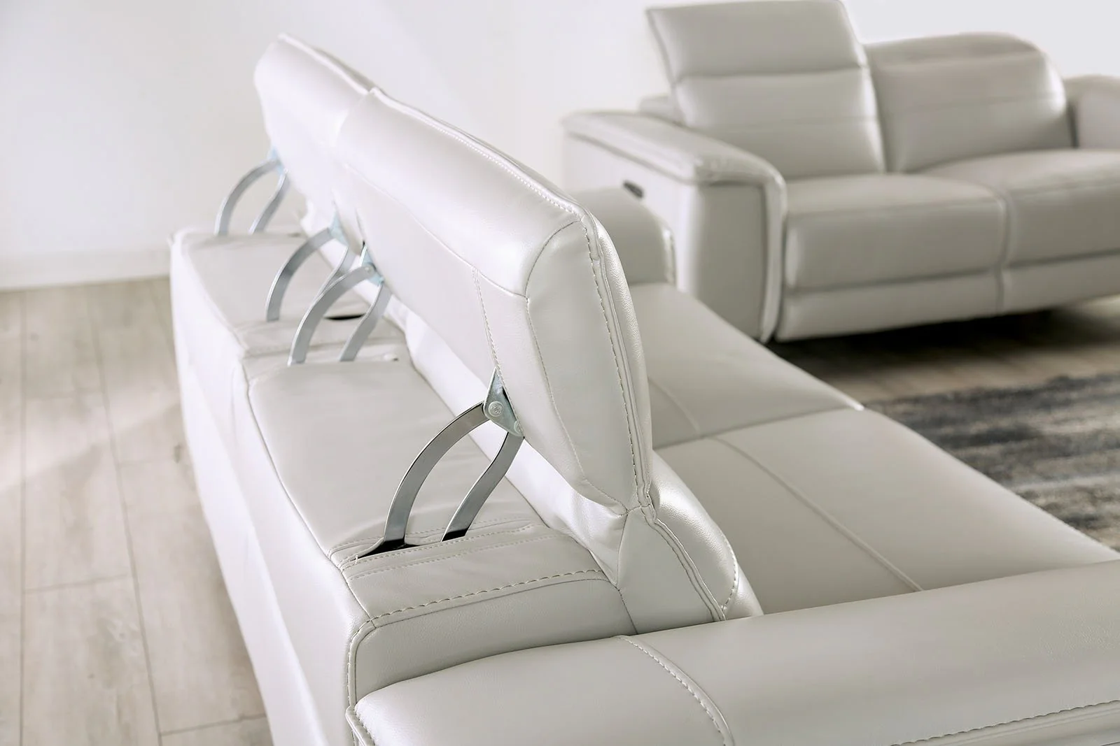 Ascona Power Sofa + Loveseat - Image 9