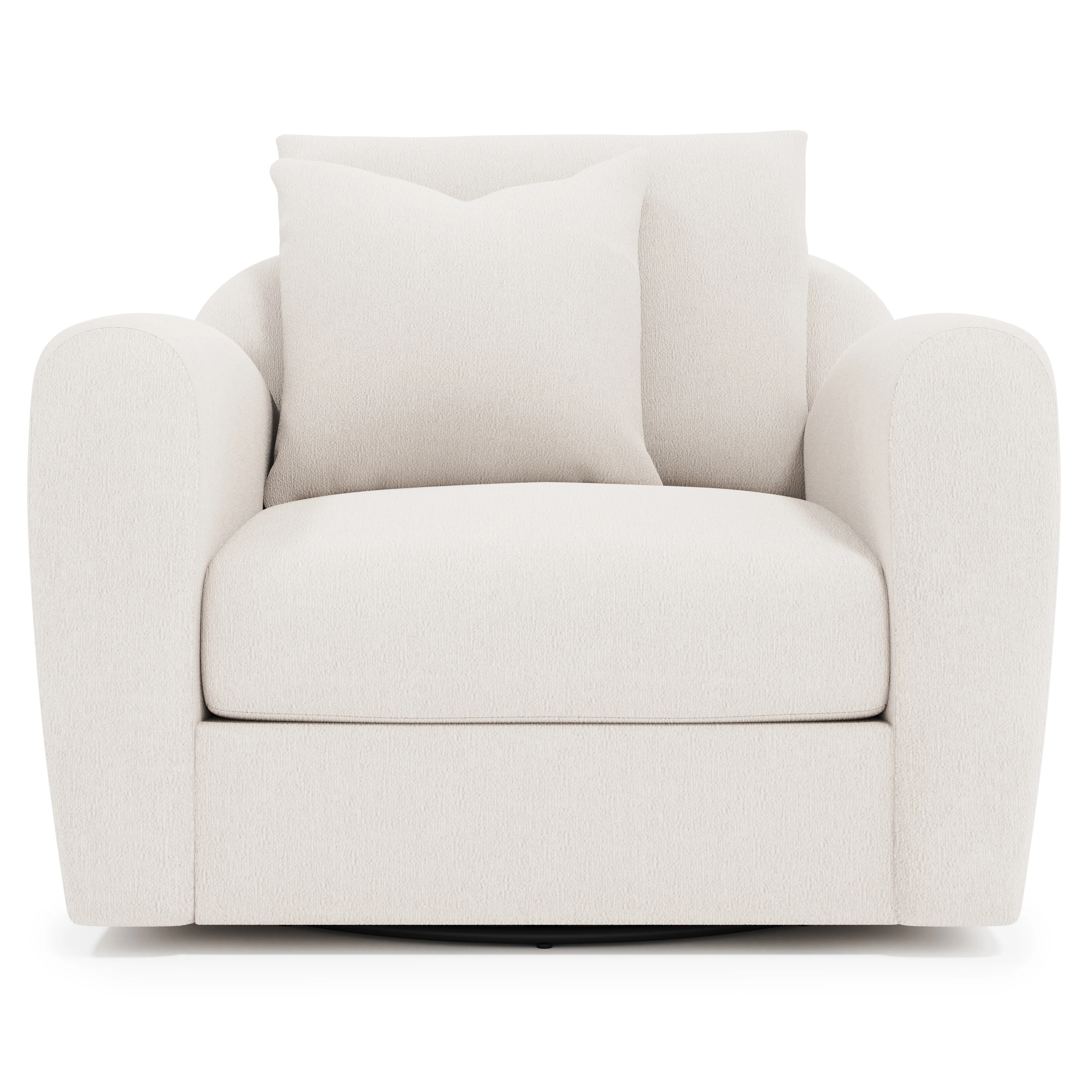 Asher Fabric Swivel Chair - Image 3