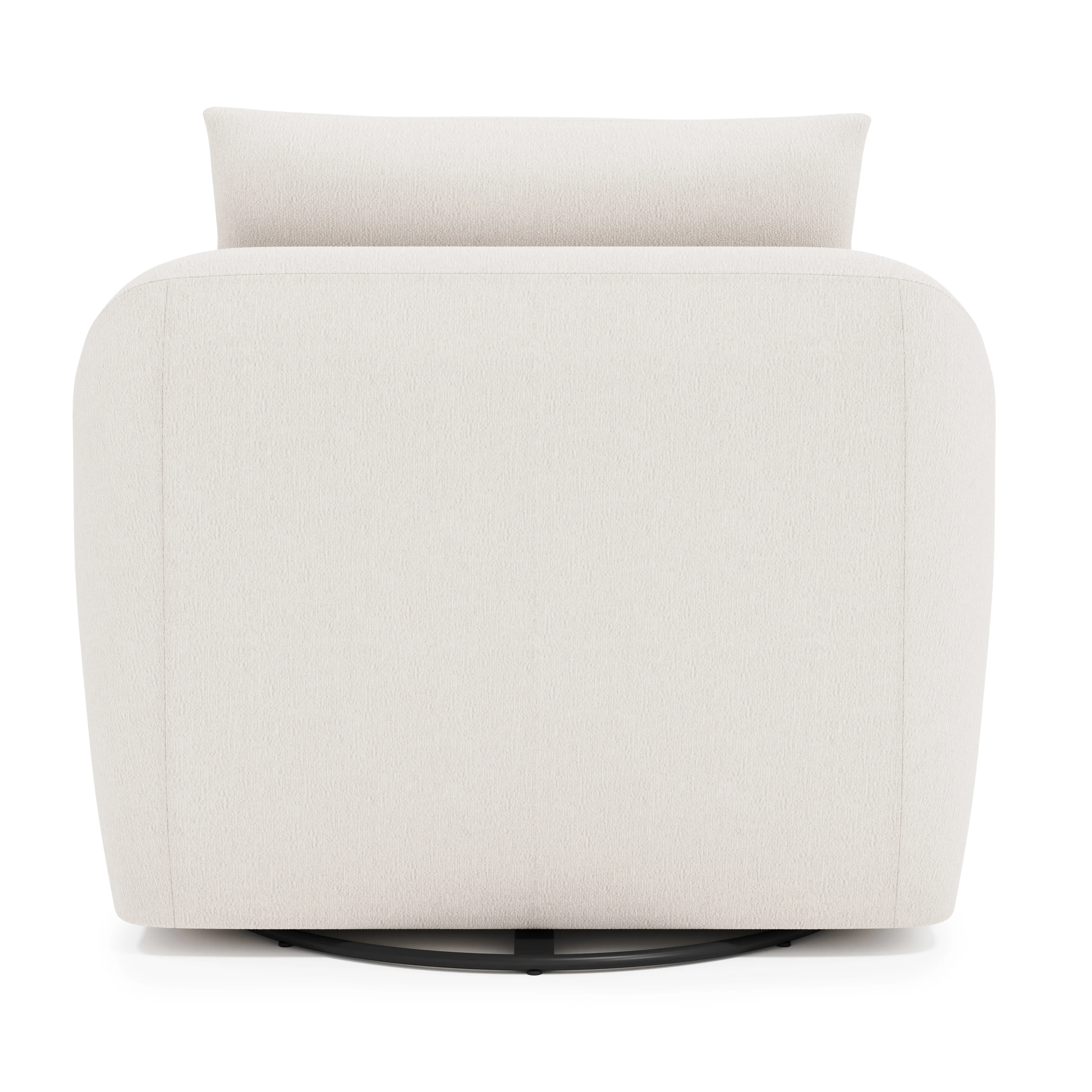 Asher Fabric Swivel Chair - Image 4