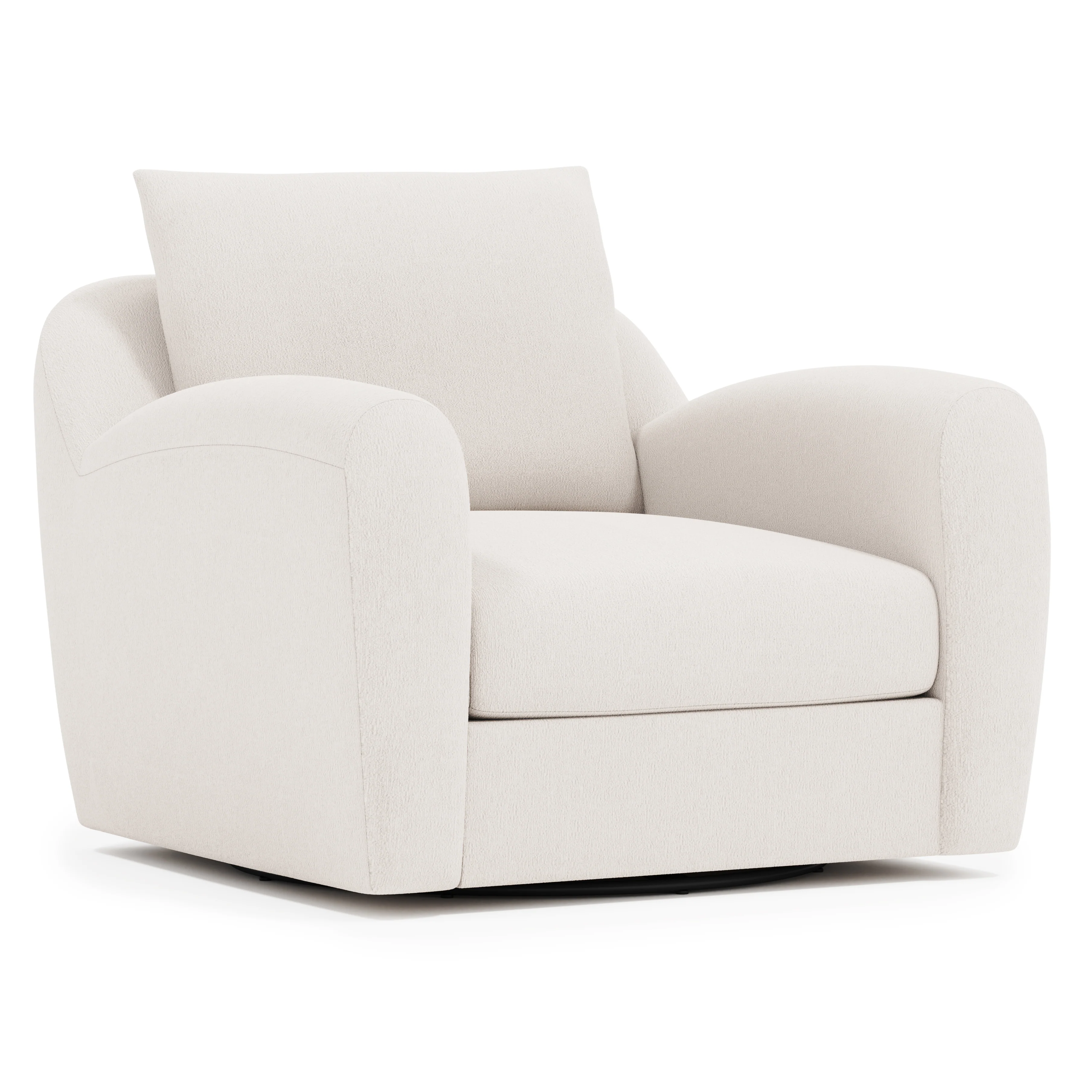Asher Fabric Swivel Chair - Image 5