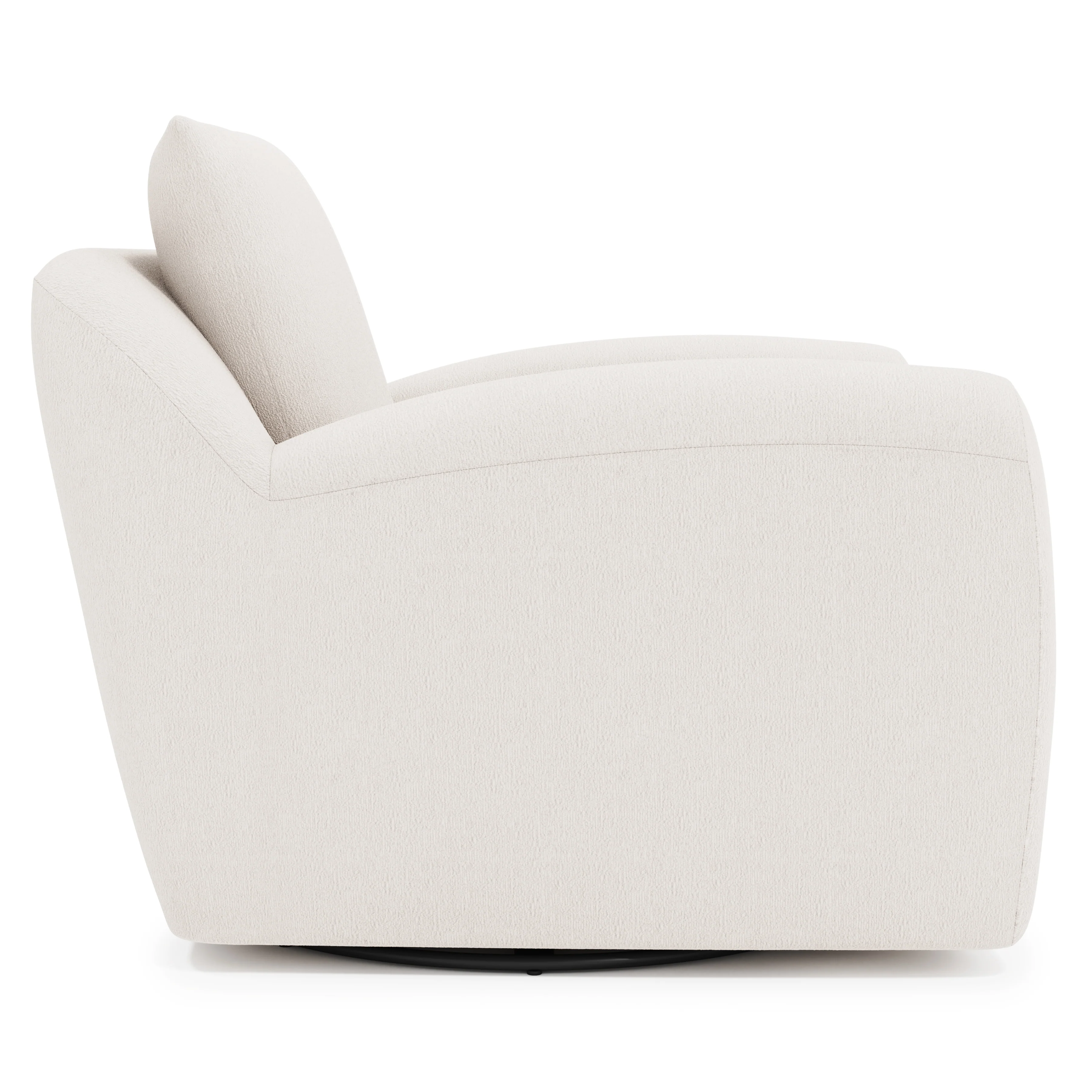 Asher Fabric Swivel Chair - Image 6