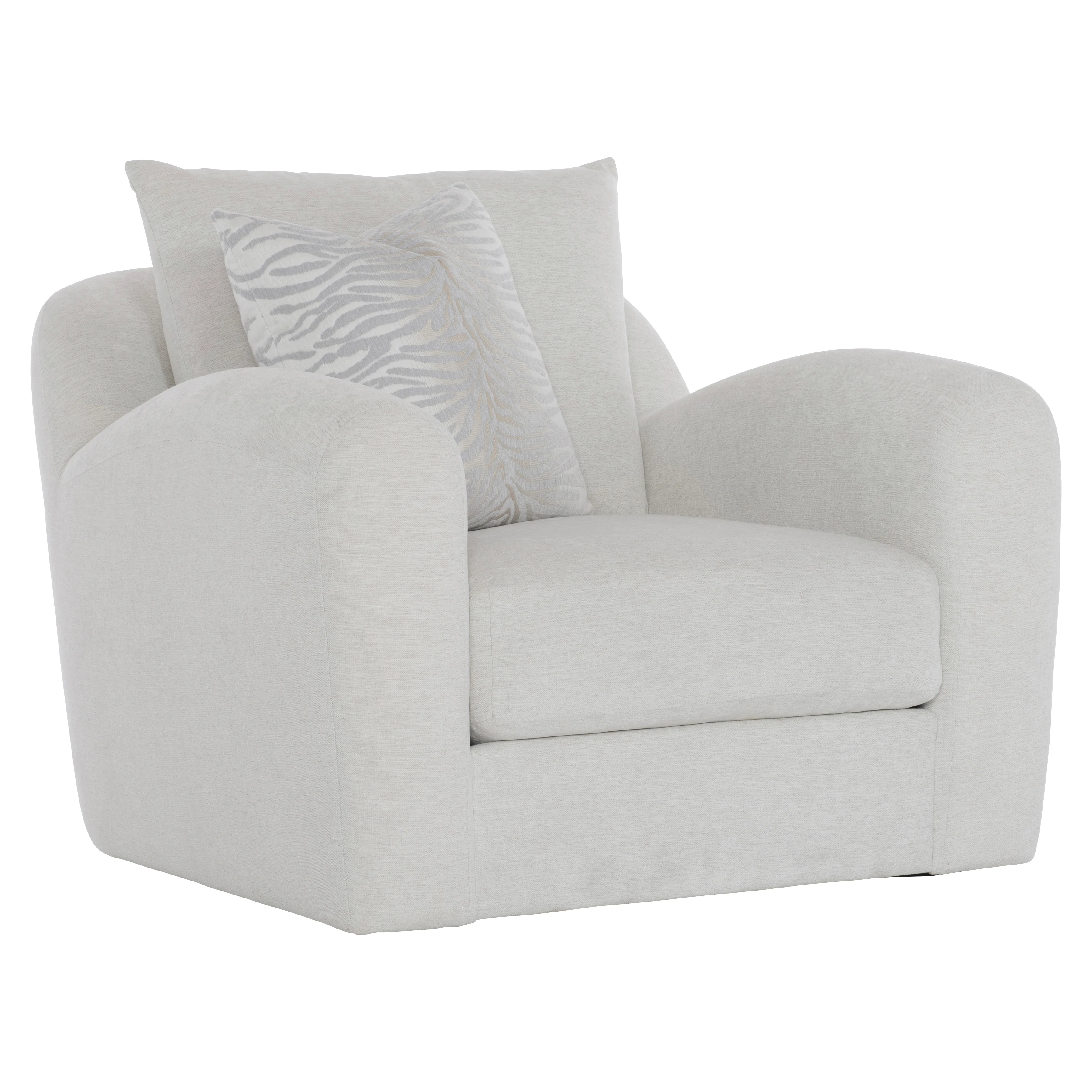 Asher Fabric Swivel Chair - Image 9