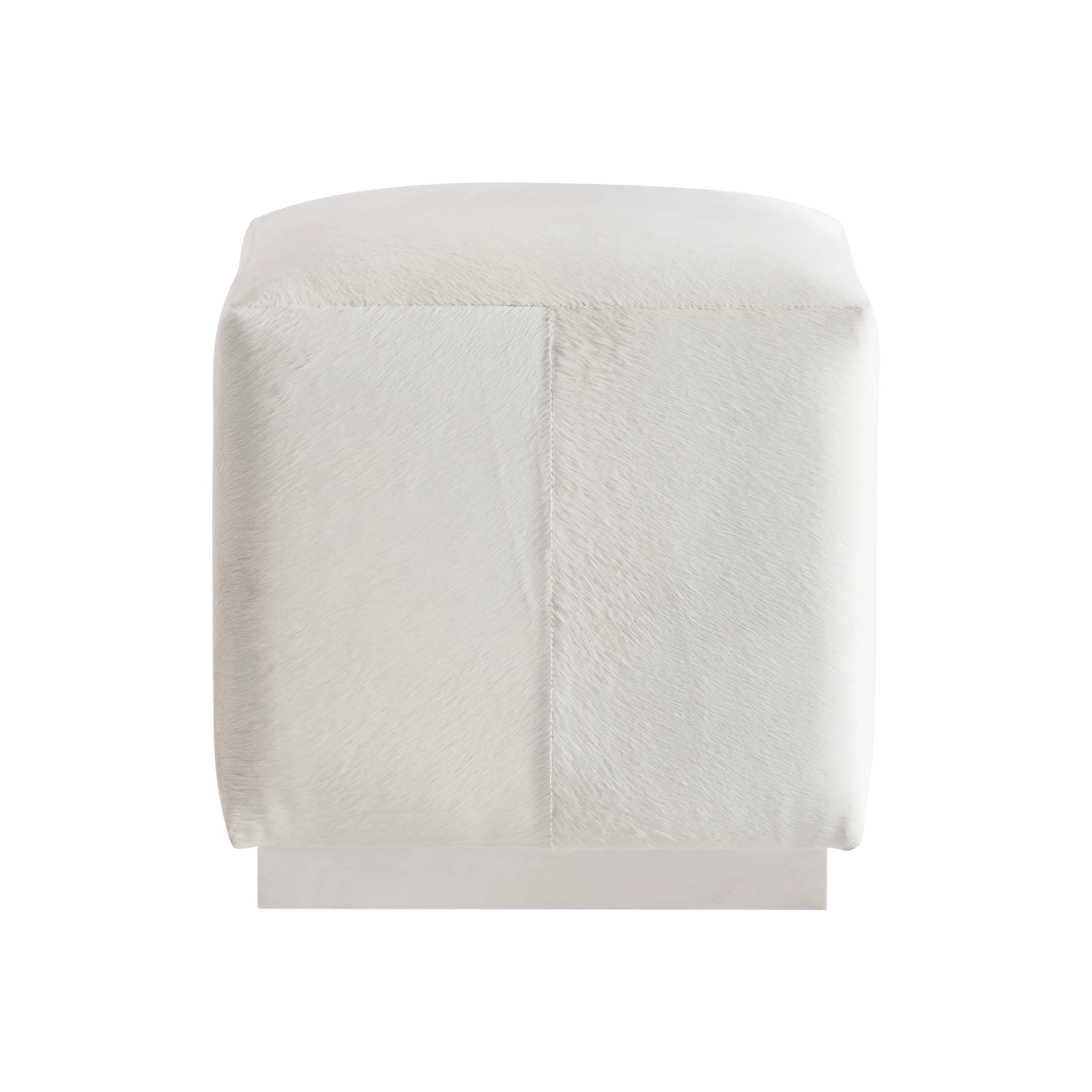 Aspen Leather Ottoman - Image 2