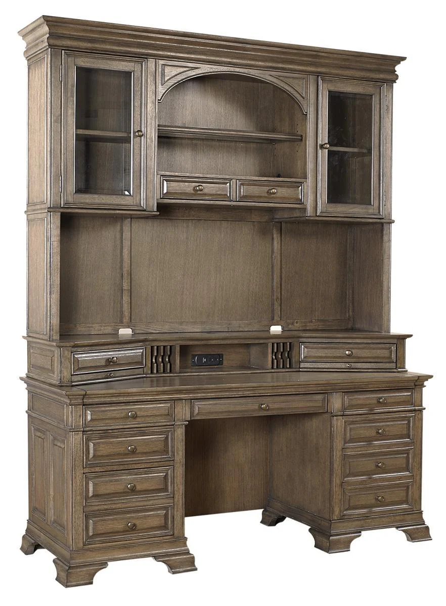 Aspenhome Arcadia 72" Credenza Hutch in Truffle - Image 3