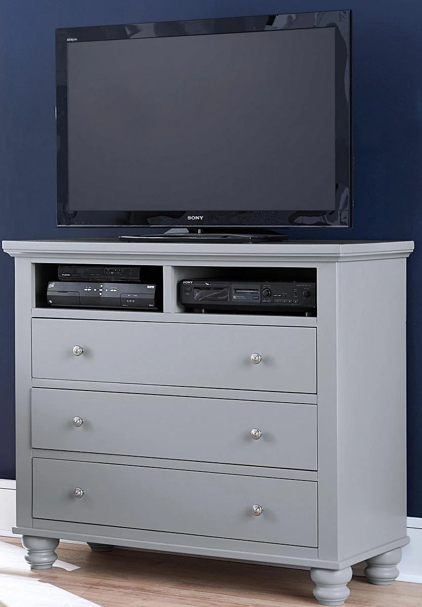Aspenhome Cambridge Entertainment Chest in Gray - Image 2