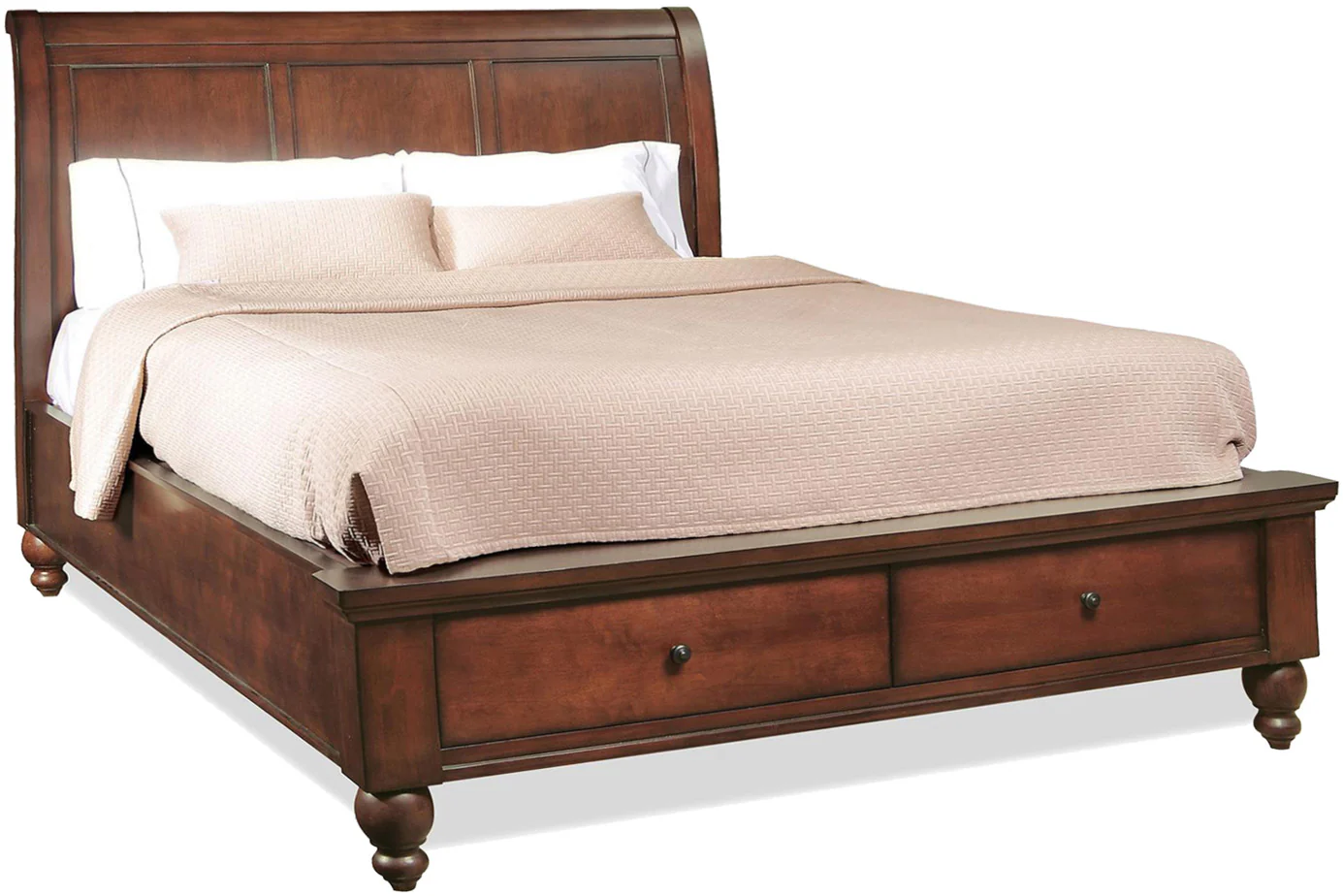 Aspenhome Cambridge King Bed in Brown Cherry - Image 2