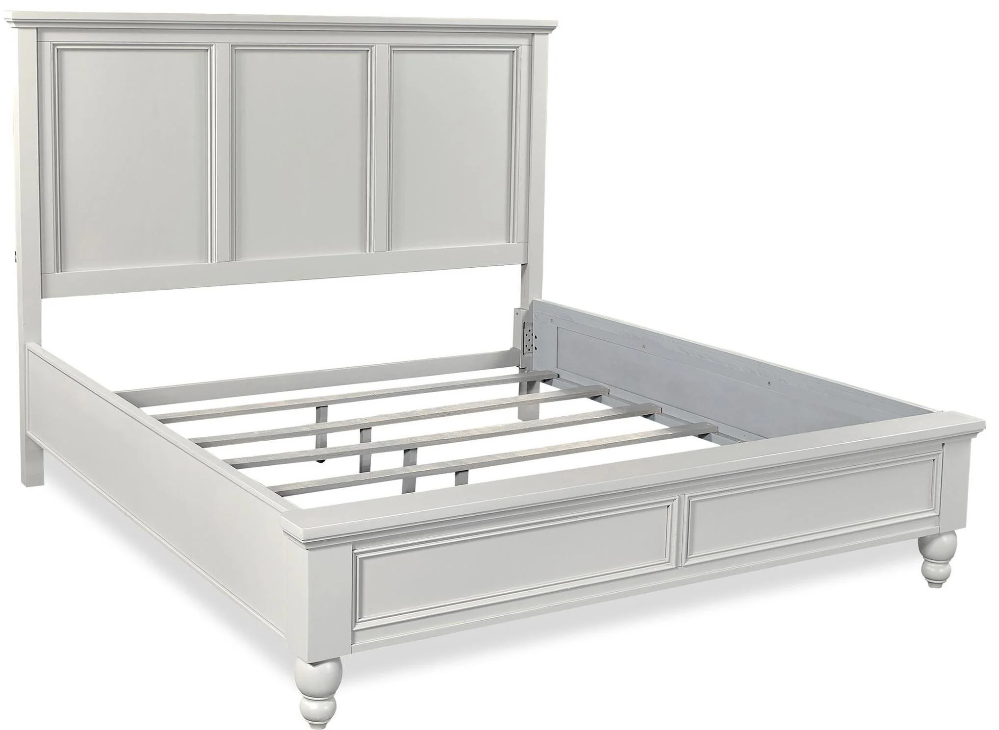 Aspenhome Cambridge Queen Panel Bed in Grey - Image 2