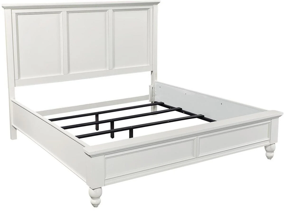 Aspenhome Cambridge Queen Panel Bed in White - Image 2