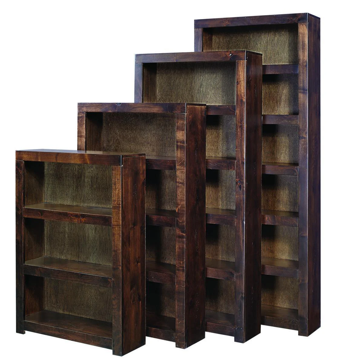 Aspenhome Contemporary Alder 60" Bookcase in Tobacco - Image 2