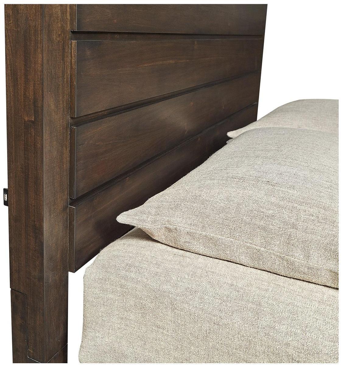 Aspenhome Easton Queen Panel Bed in Burnt Umber - Image 3